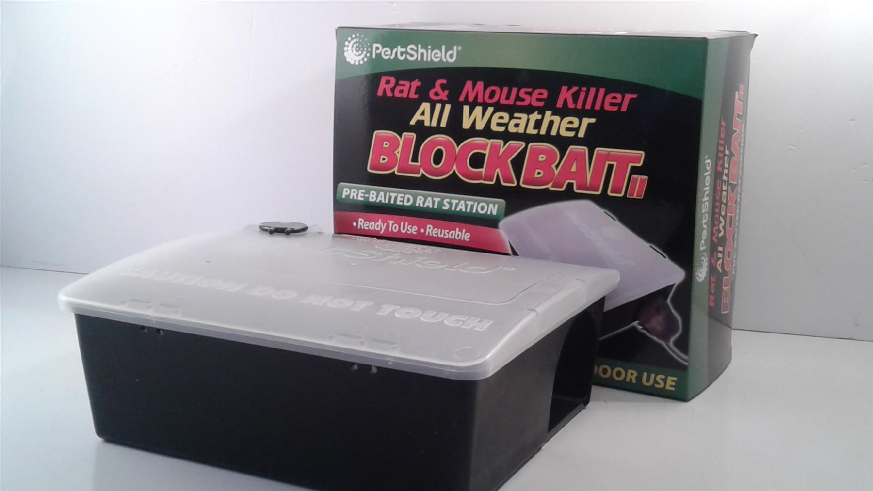 Pestshield All Weather Pre-Baited Rat Station (re-usable)