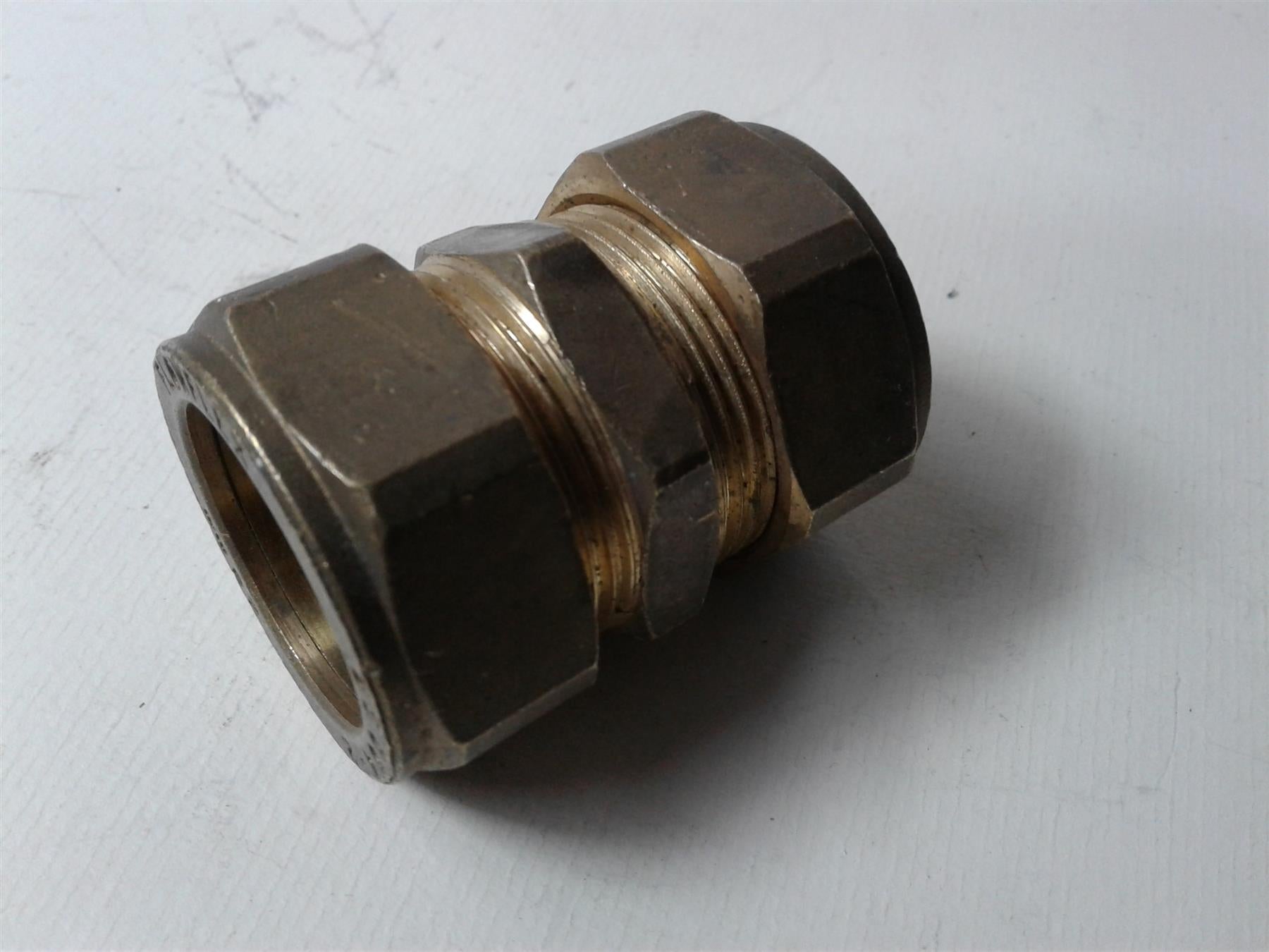 Flowflex 28mm Brass Compression Straight Coupler BS864-2 (each) 901.09