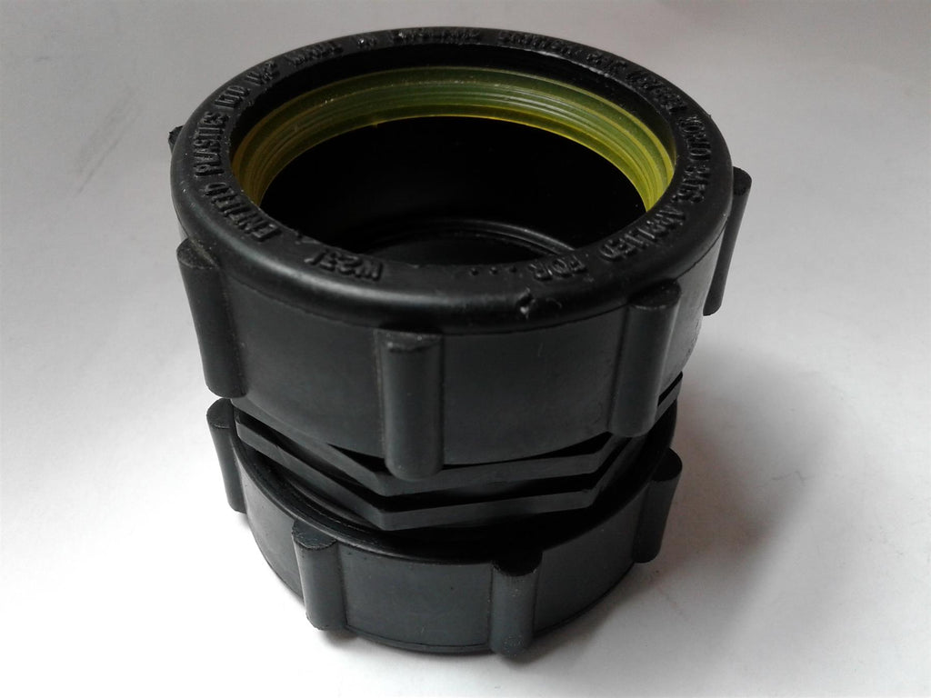 NEW Enfield Labline 1-1/2" Male Adapter & Thread W231 Union Nut BLACK