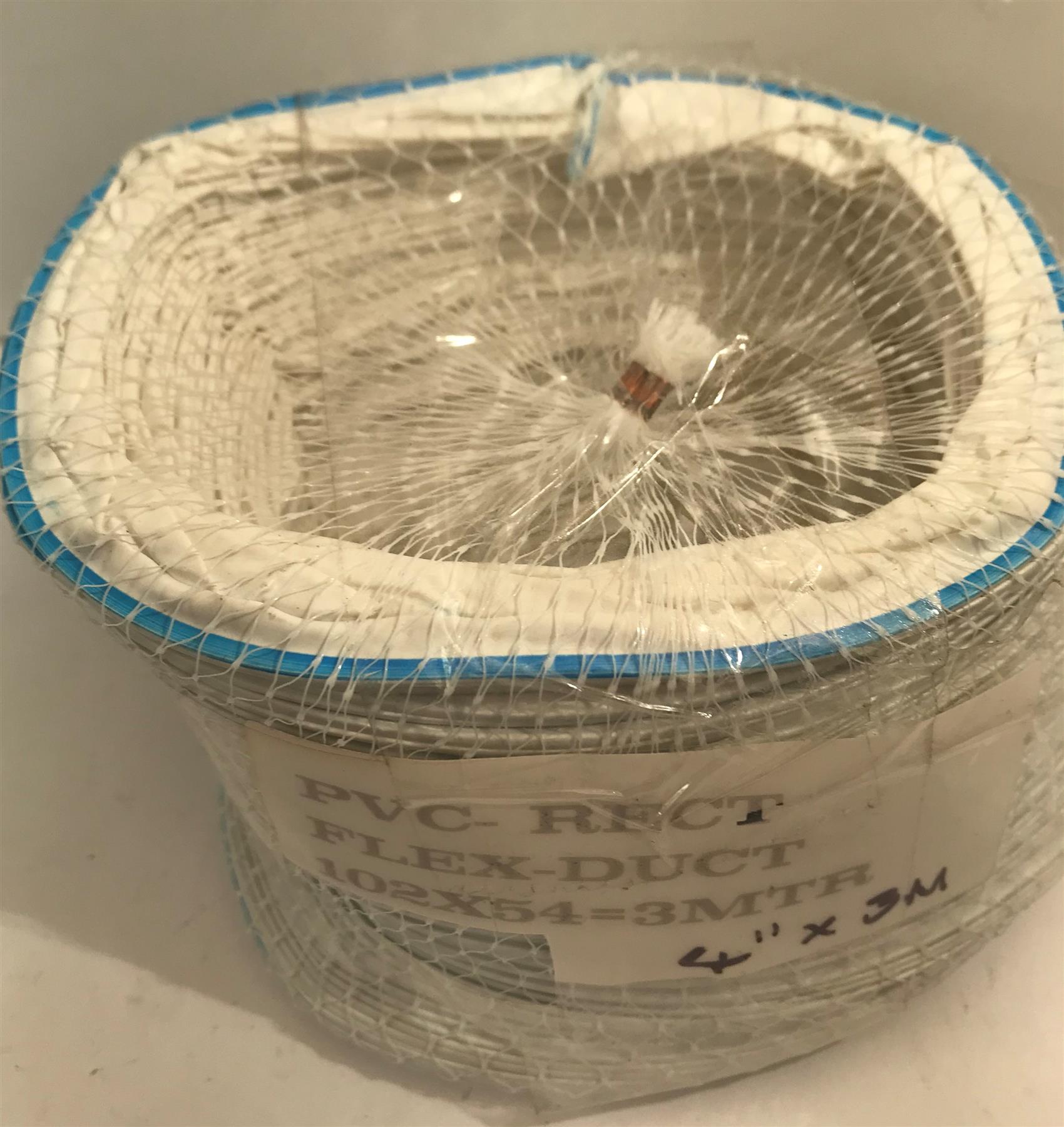 Airflow 4" x 3M PVC Rectangle Flexi Ducting