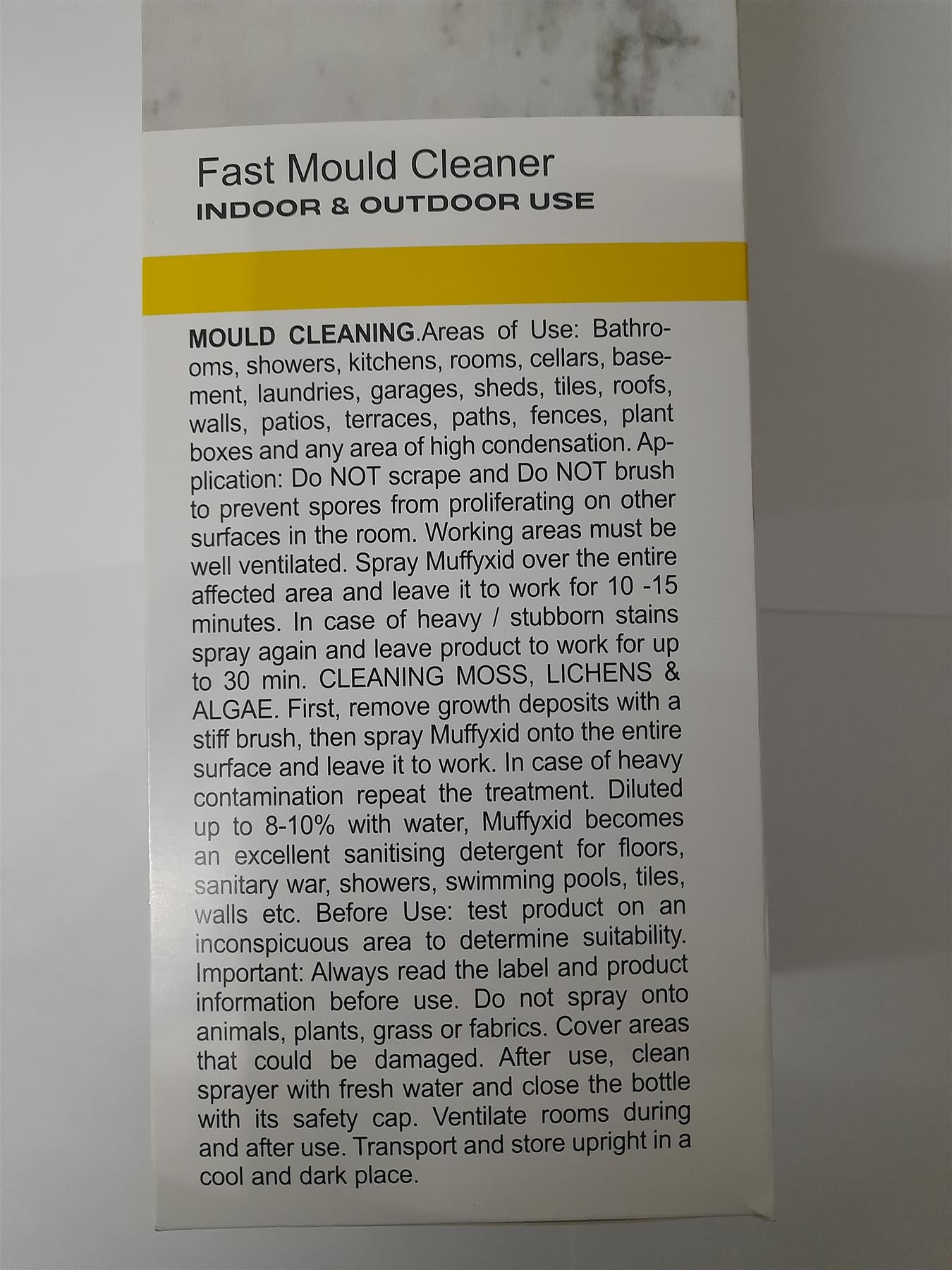 Muffycid Fast Mould Cleaner 500 ml
