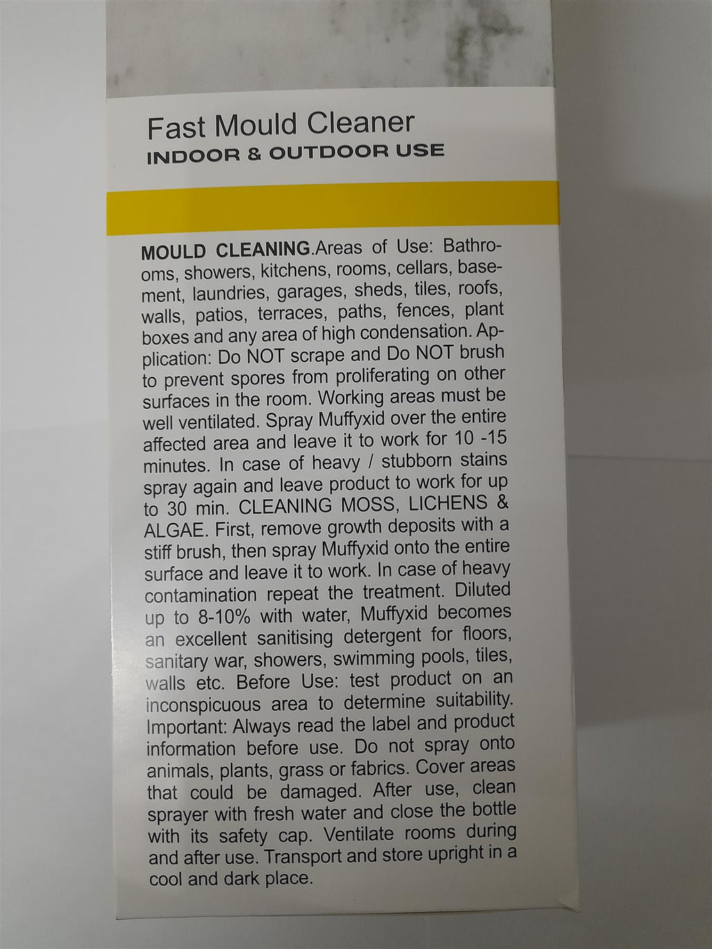 Muffycid Fast Mould Cleaner 500 ml