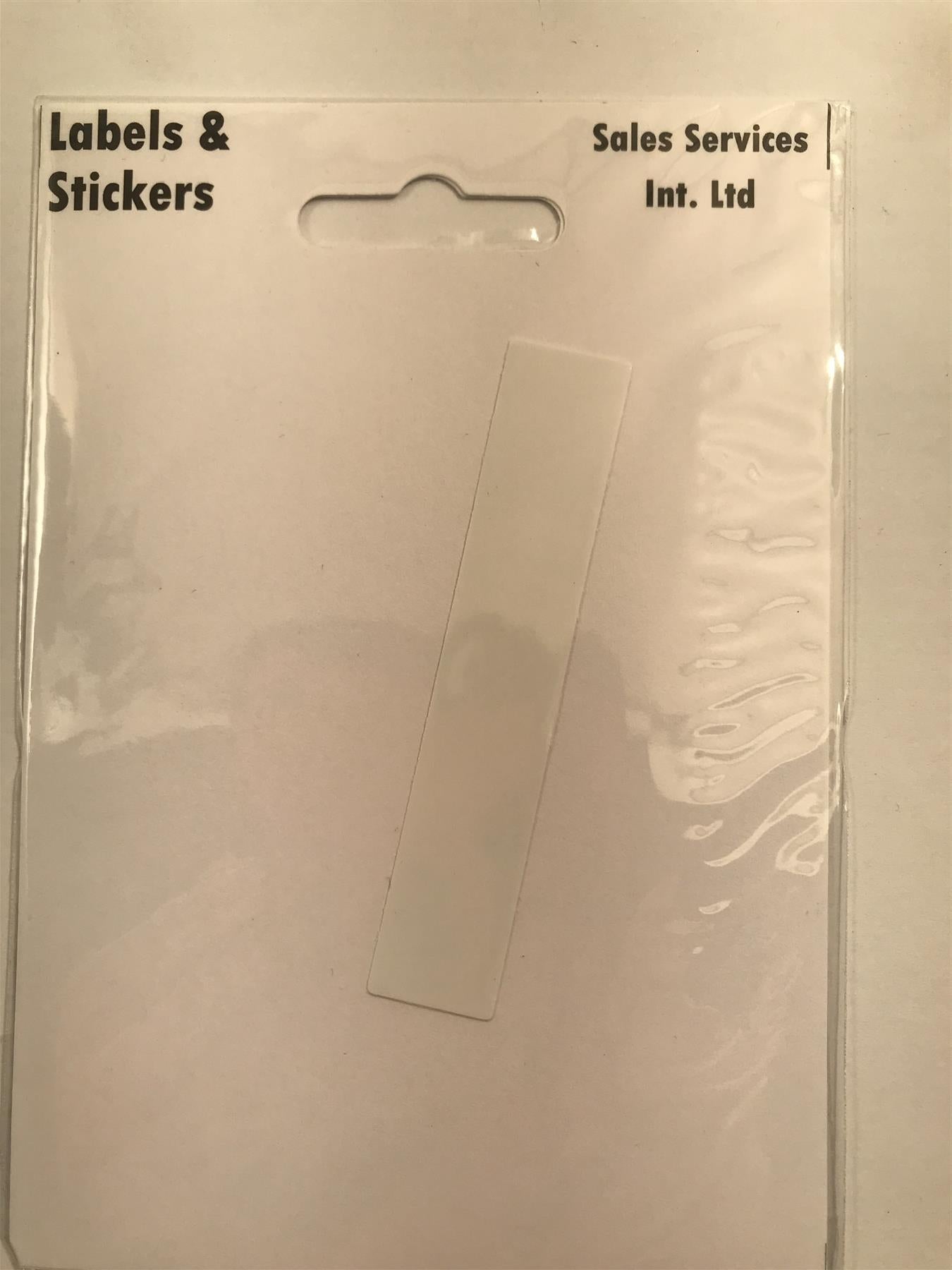 White Letter I Self  Adhesive Waterproof Sticker 8 x 6cm