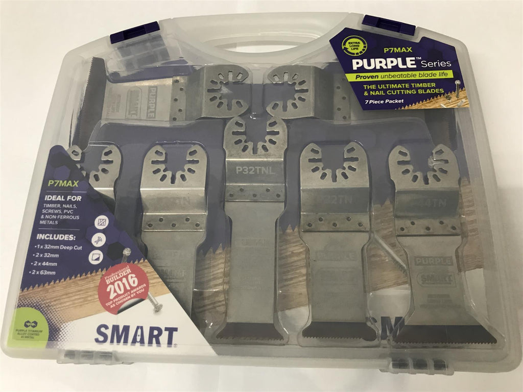 Smart P7MAX P7 MAX Purple Series 7 Piece Titanium Alloy Bi-Metal Set