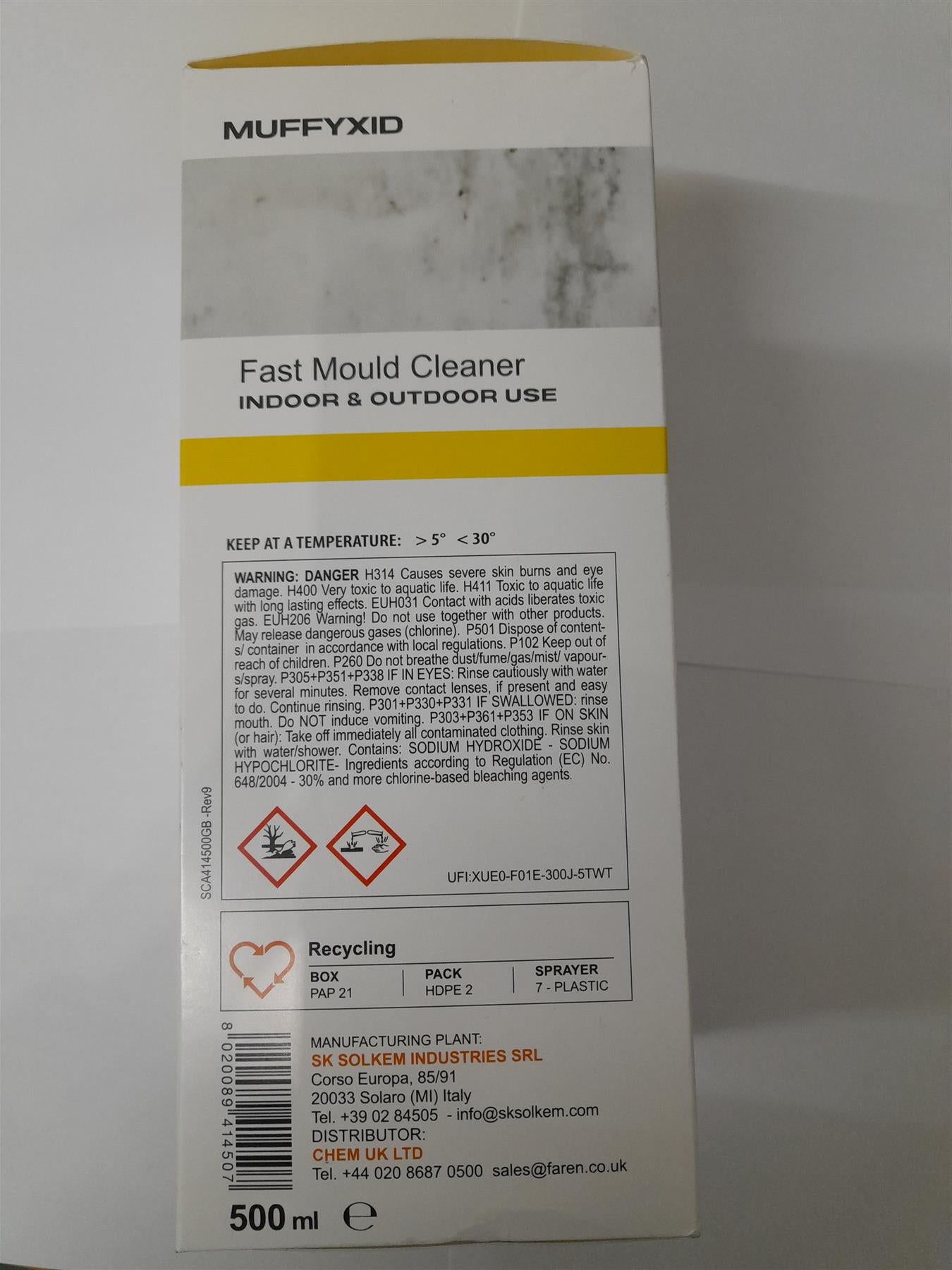 Muffycid Fast Mould Cleaner 500 ml