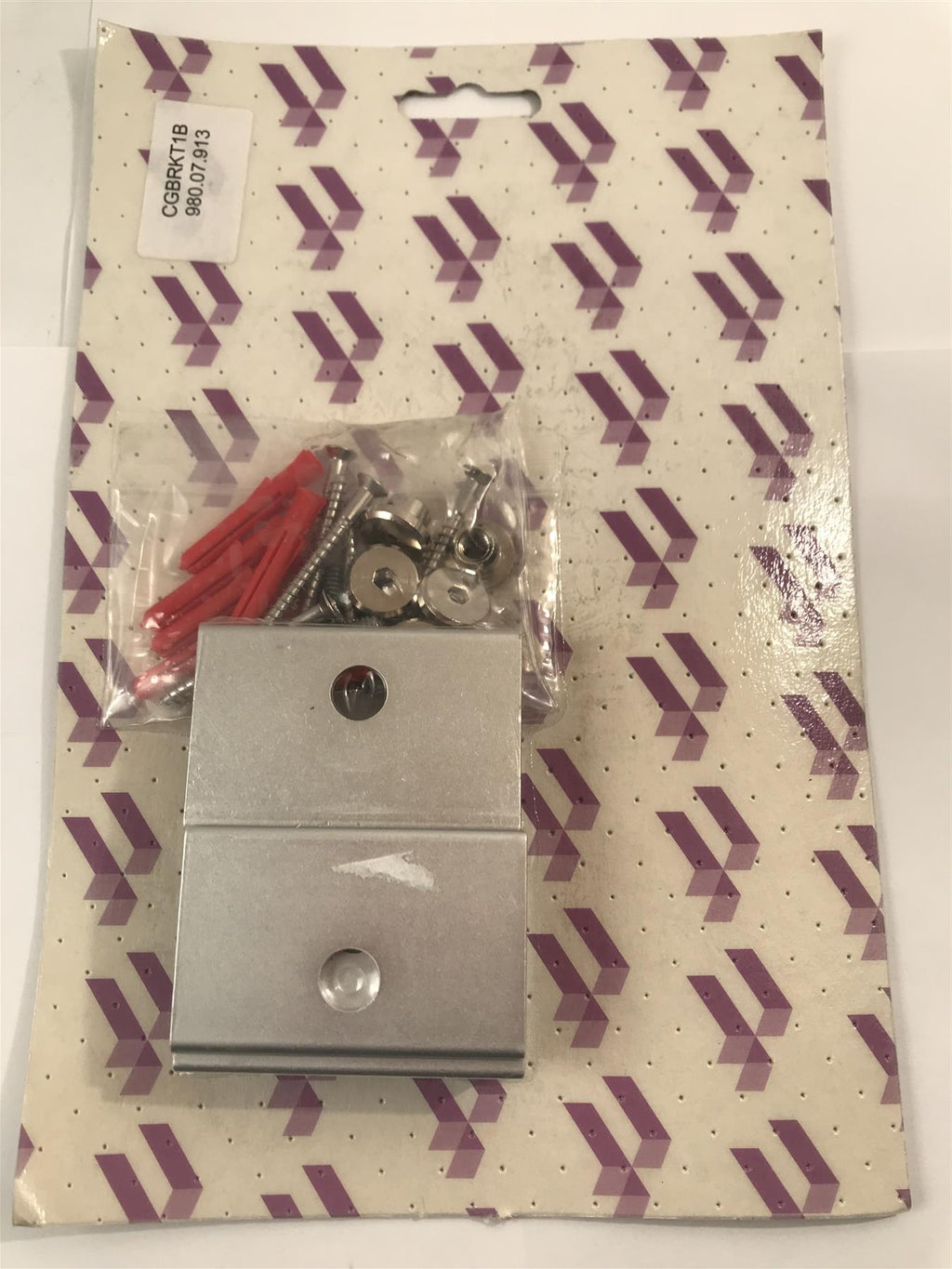 Toilet Cubicle U Bracket for 13mm Partition  CGBRKT1B