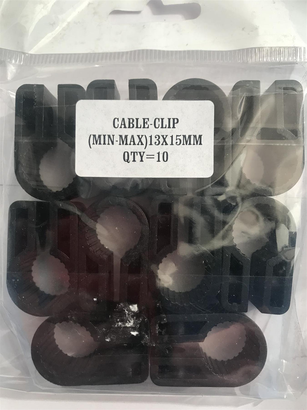 Cable Cleat (Min-Max) 13 - 15mm (10 Pack)