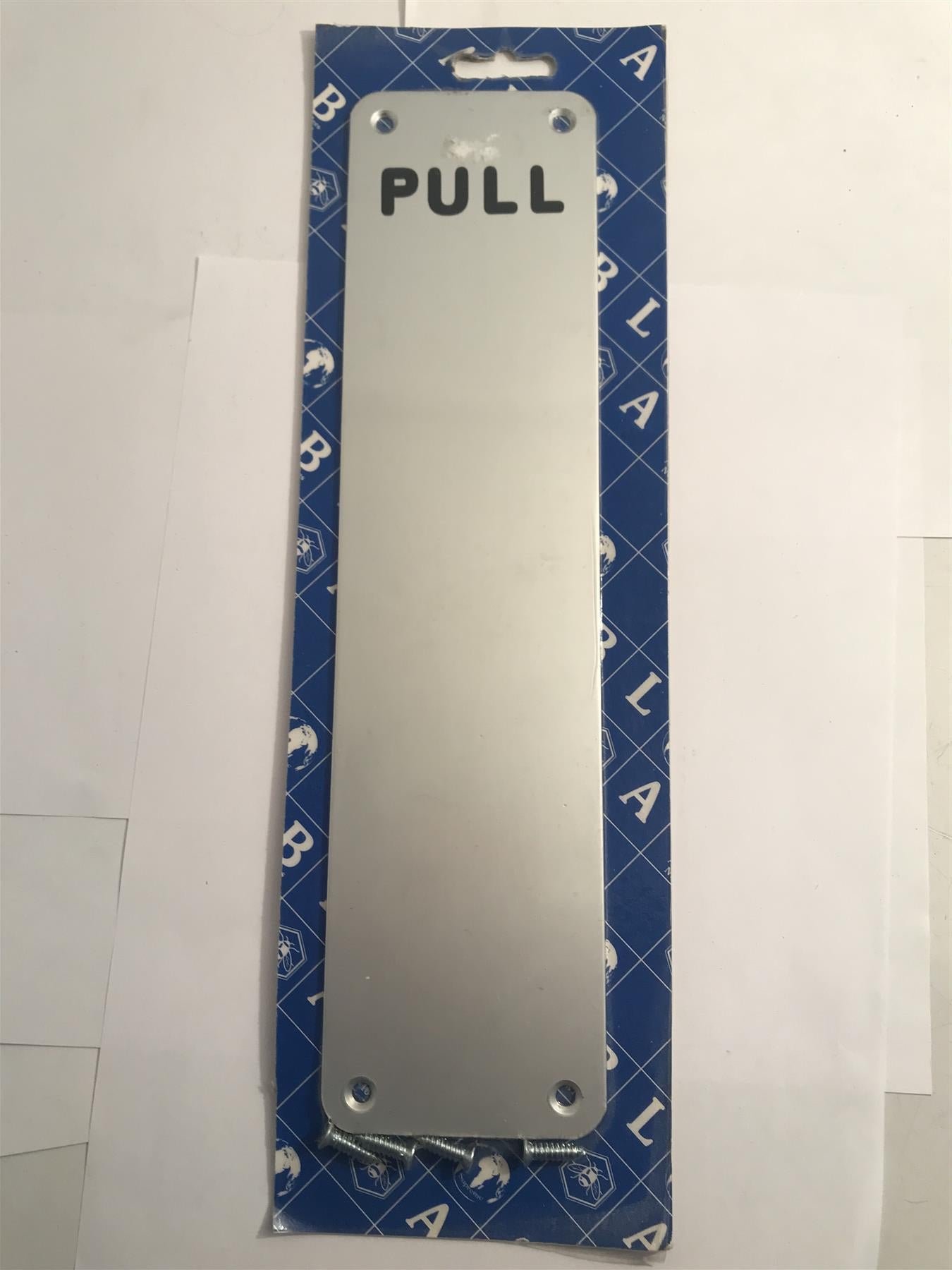 ABL Engraved Push Plate 300 x 75mmn  31640P