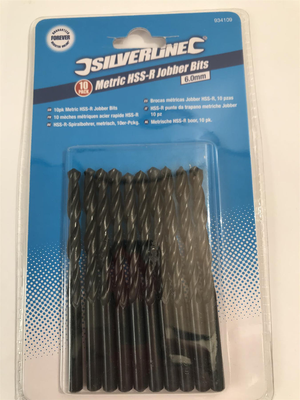 Silverline Metric HSS-R Jobber Bits 6.0mm (10 Pack) 934109