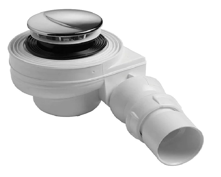 NEW 50mm TURBOFLOW SHOWER TRAY VALVE D50 WITH BSP OUTLET 0205445