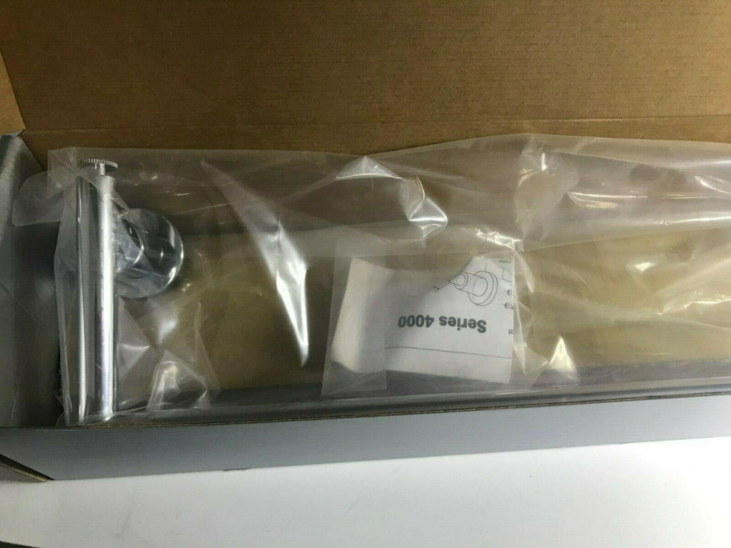 Ocean Glass Bathroom Shelf with Towel Rail Chrome - 8MM Tempered Glass