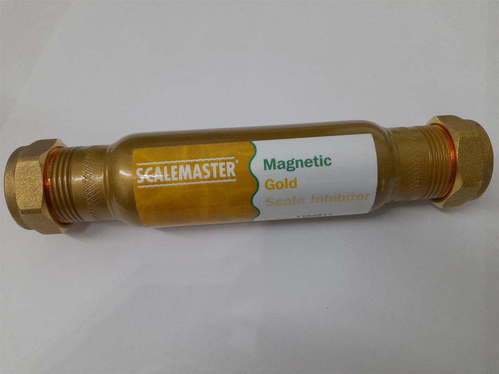 Scalemaster 22mm Magnetic Gold in-line Limescale Inhibitor 22mm Compression