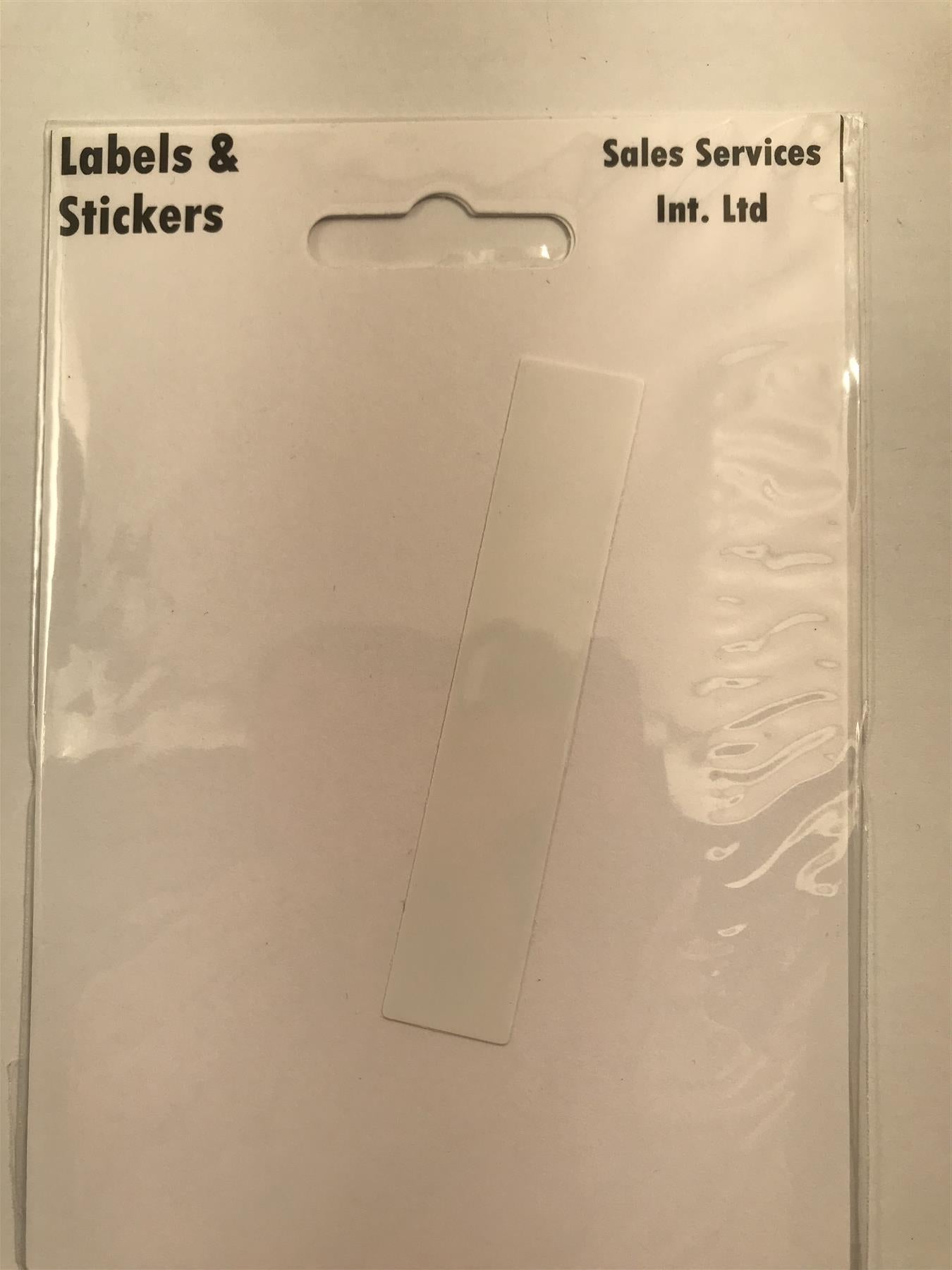 White Letter I Self  Adhesive Waterproof Sticker 8 x 6cm