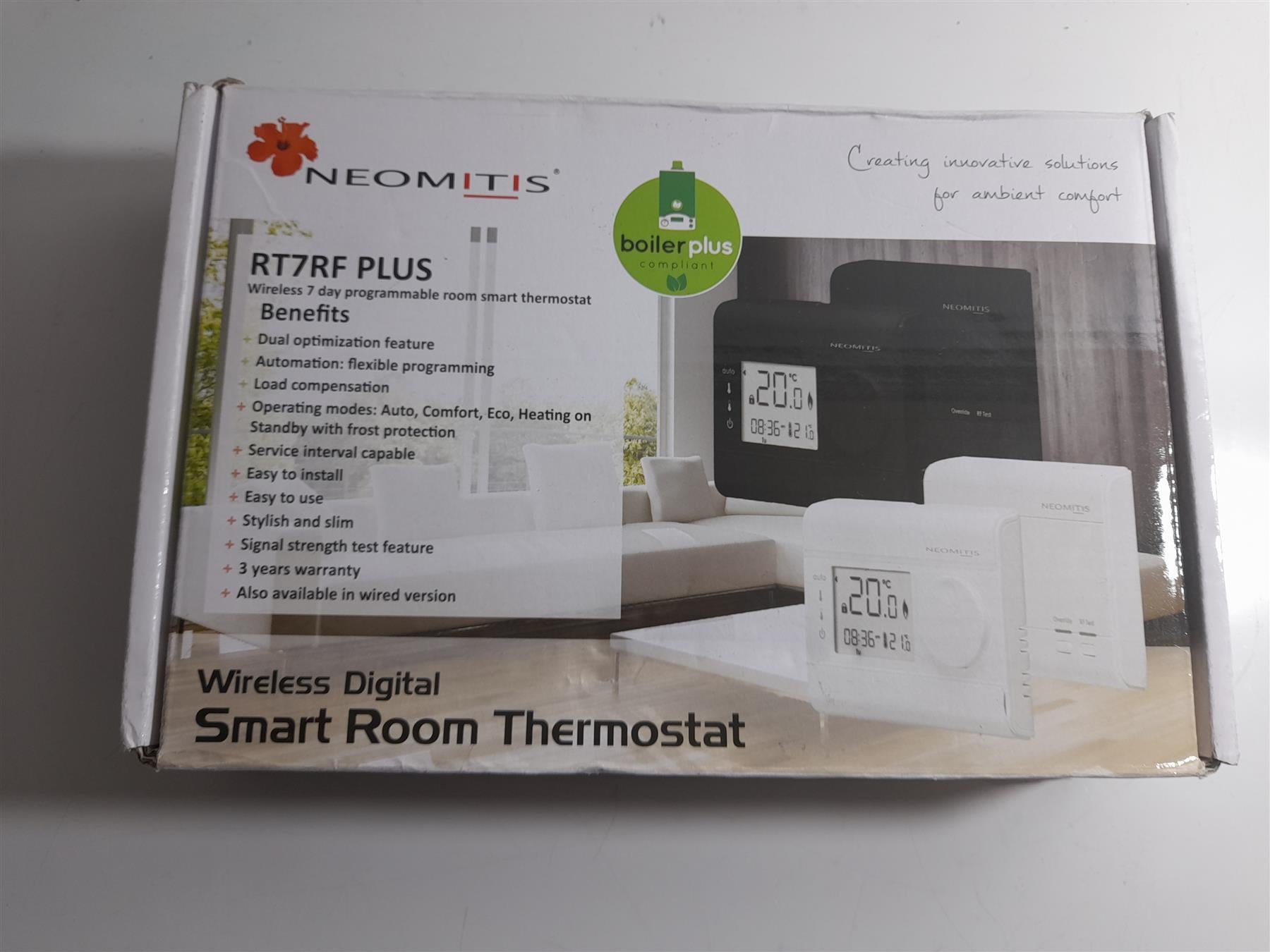 Neomitis RT7RF+ 7 day Programmable Room Thermostat