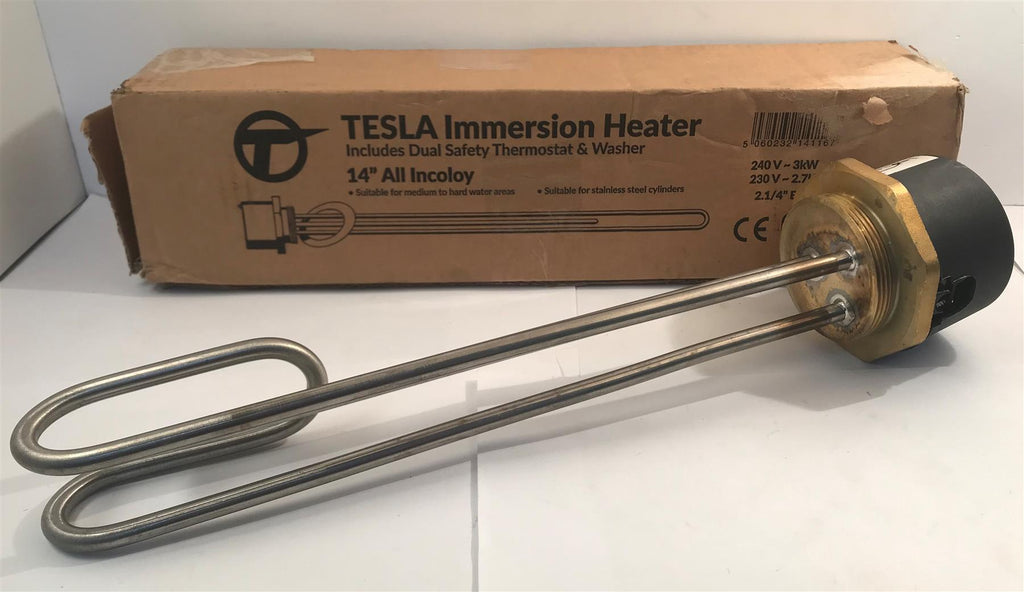 Tesla 14" All Incoloy Immersion Heater with 2.1/4" TIH645