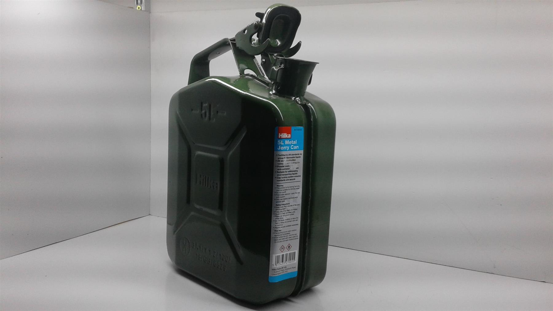 5LTR JERRY CAN FOR PETROL DIESEL OIL FUEL WATER  84705005