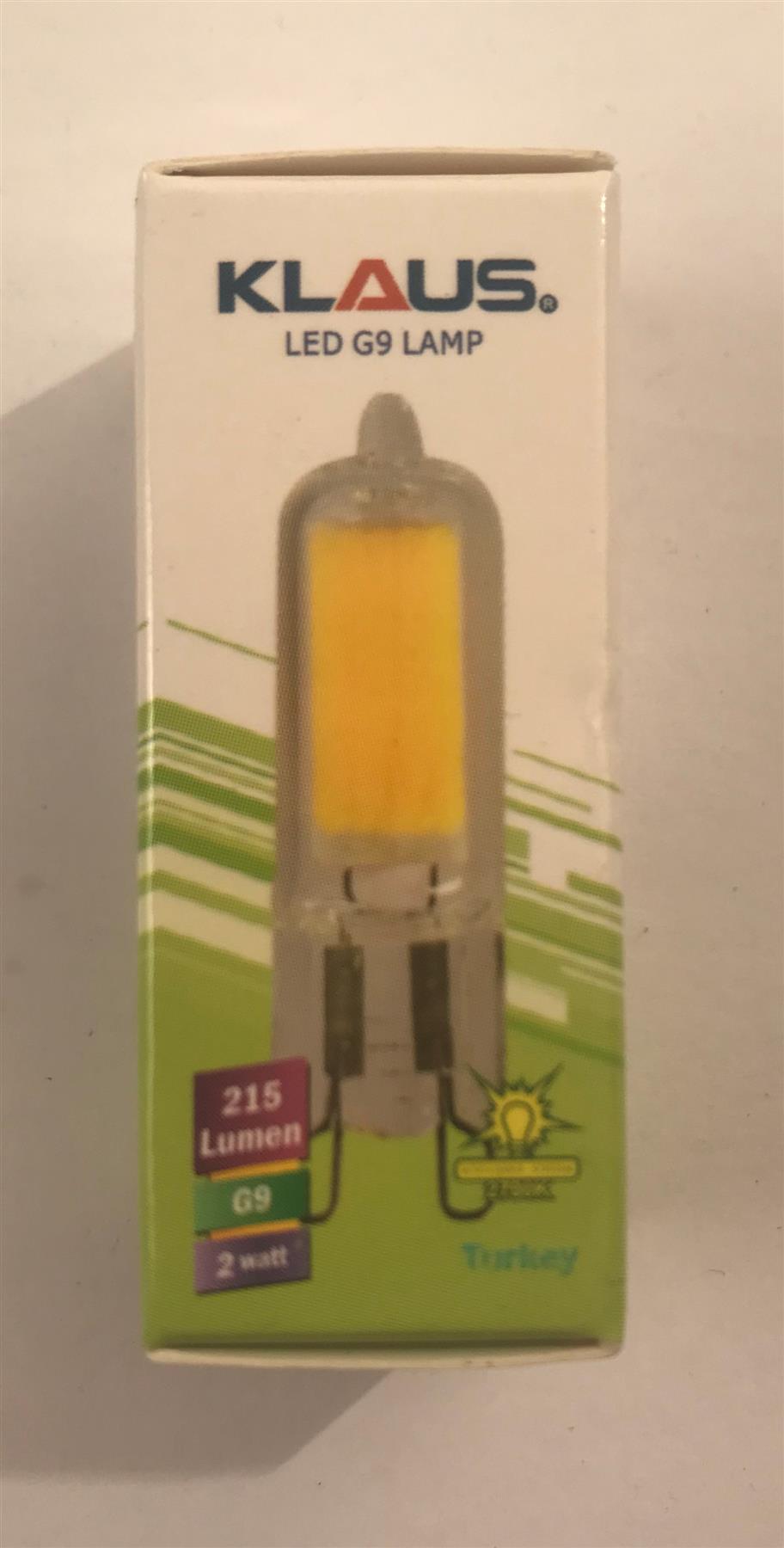 Klaus G9 Bulb 2W 215lm 2700k Warm White KE04406
