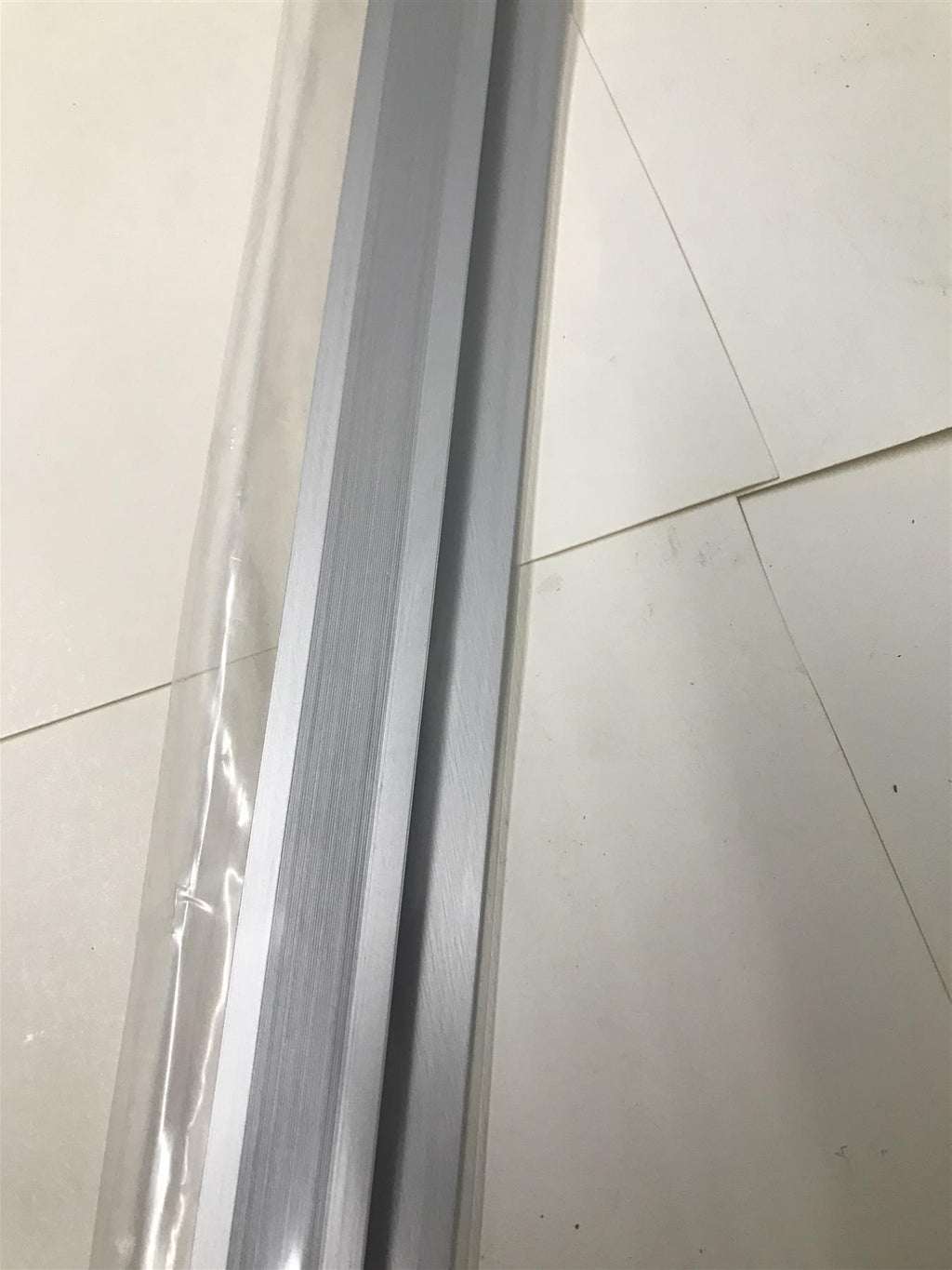 Exitex Double Edge Floor Trim Silver  914mm