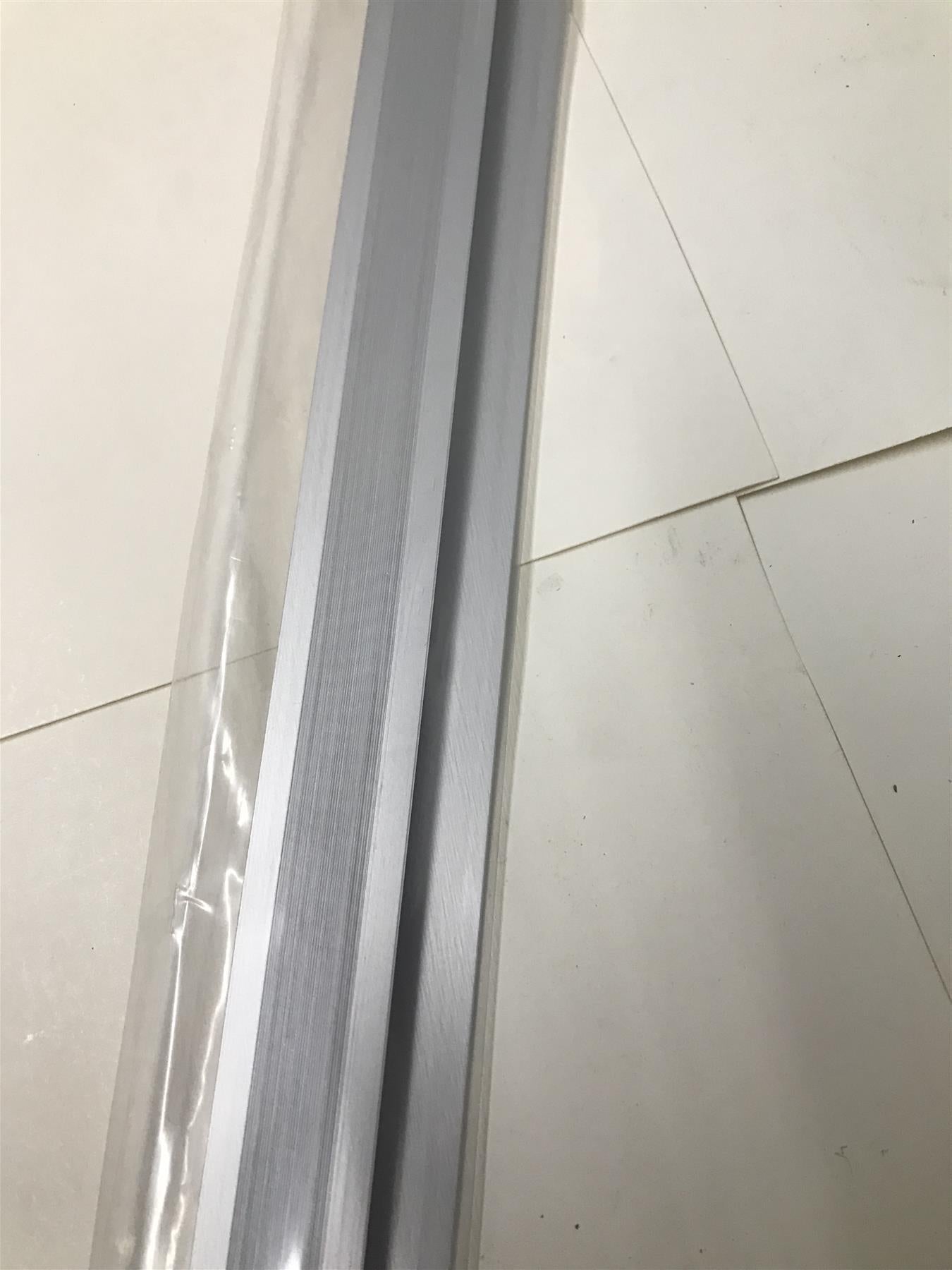 Exitex Double Edge Floor Trim Silver  914mm