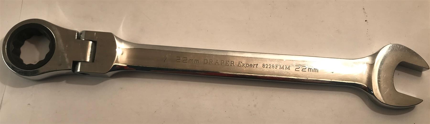 Draper Flexible Head Ratchet 22mm  8228FMM