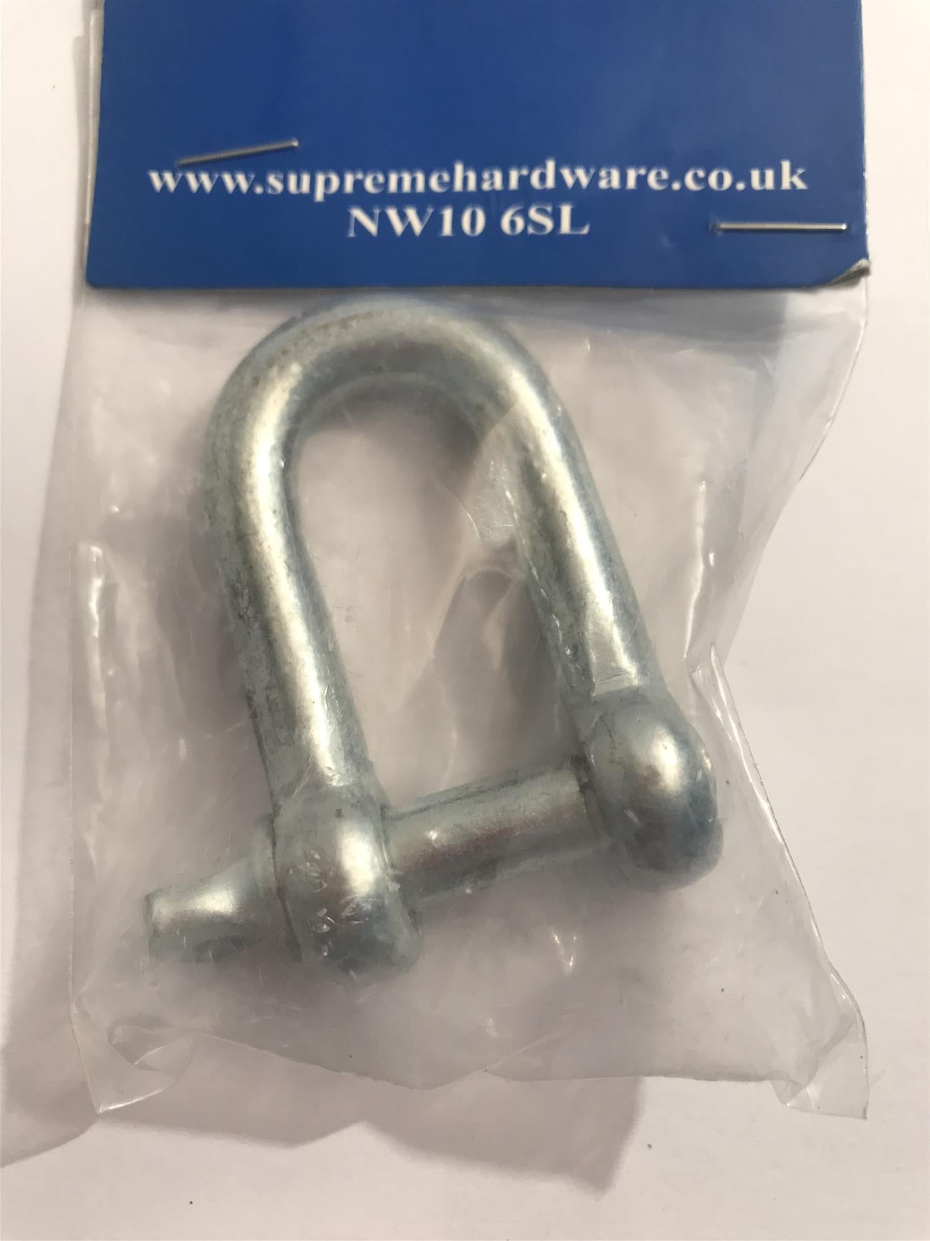 Supreme Hardware Zinc D Shackles M10 PP 74063P