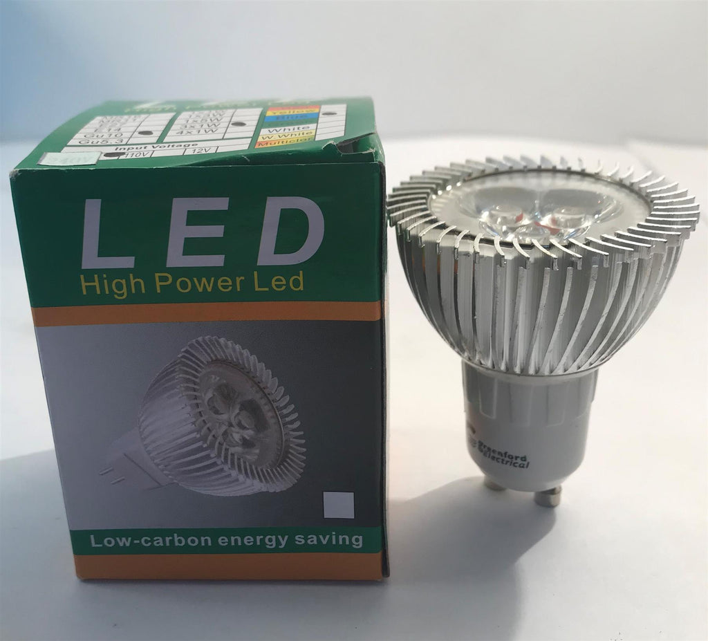 GU10 Blue 3W LED Energy Saving Bulb