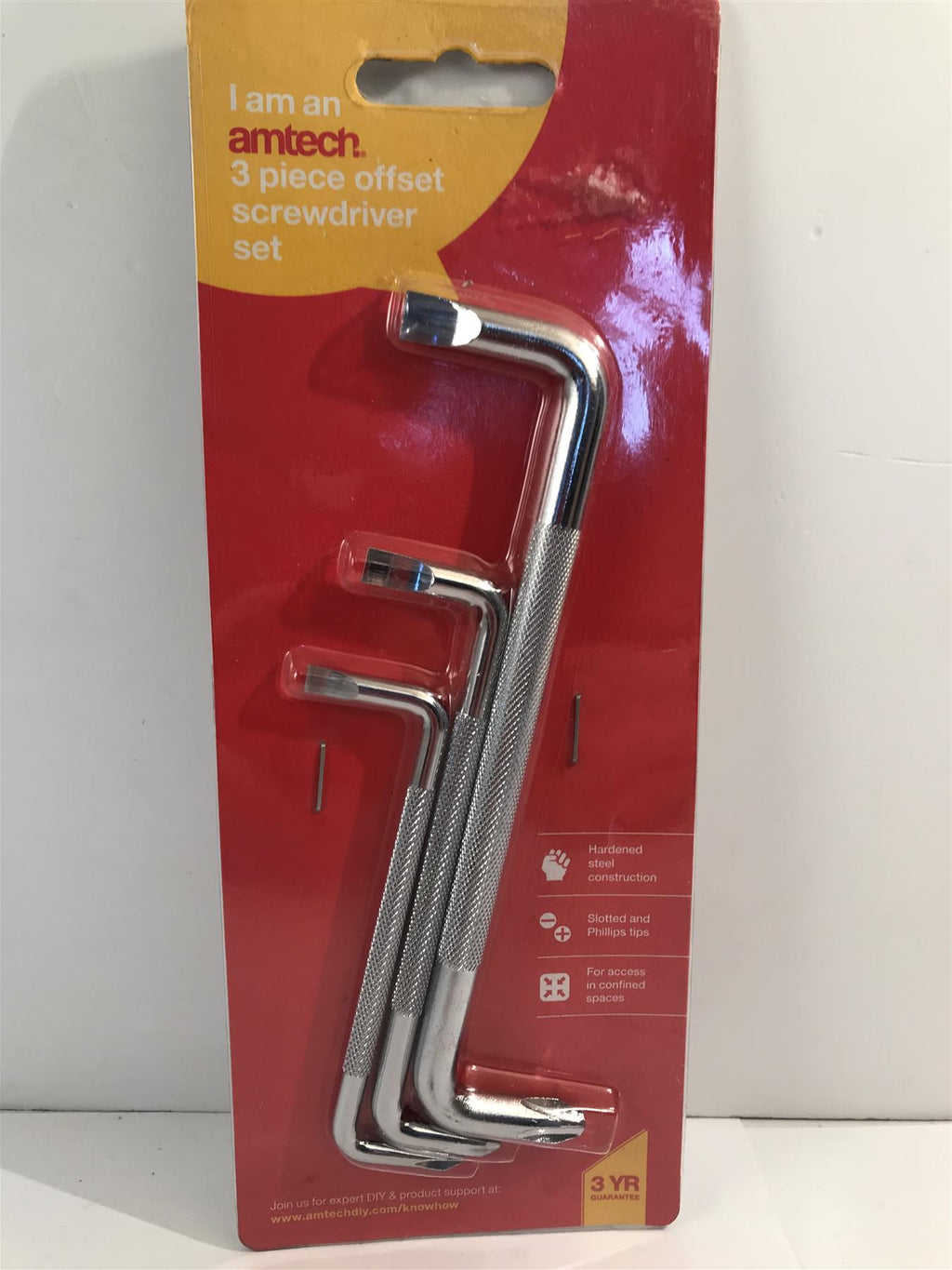 Amtech 3pc Offset Screwdriver Set  L3700