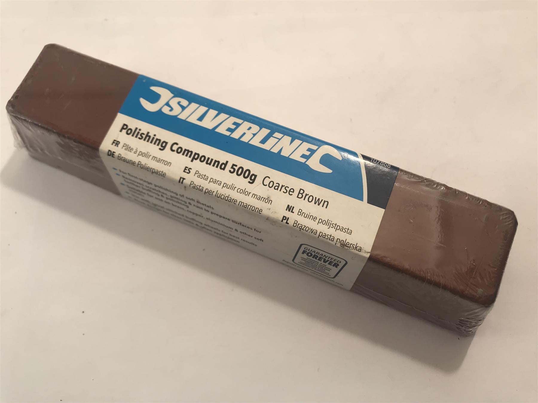 Silverline Coarse Brown Polishing Compound 500g  107868