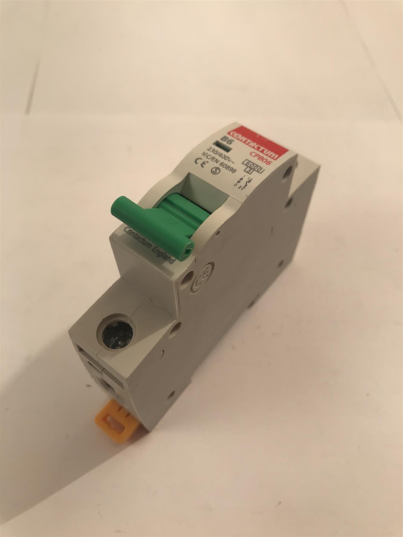 Contactum CPB06 B6 6A 230-400V Circuit Breaker Green Lever