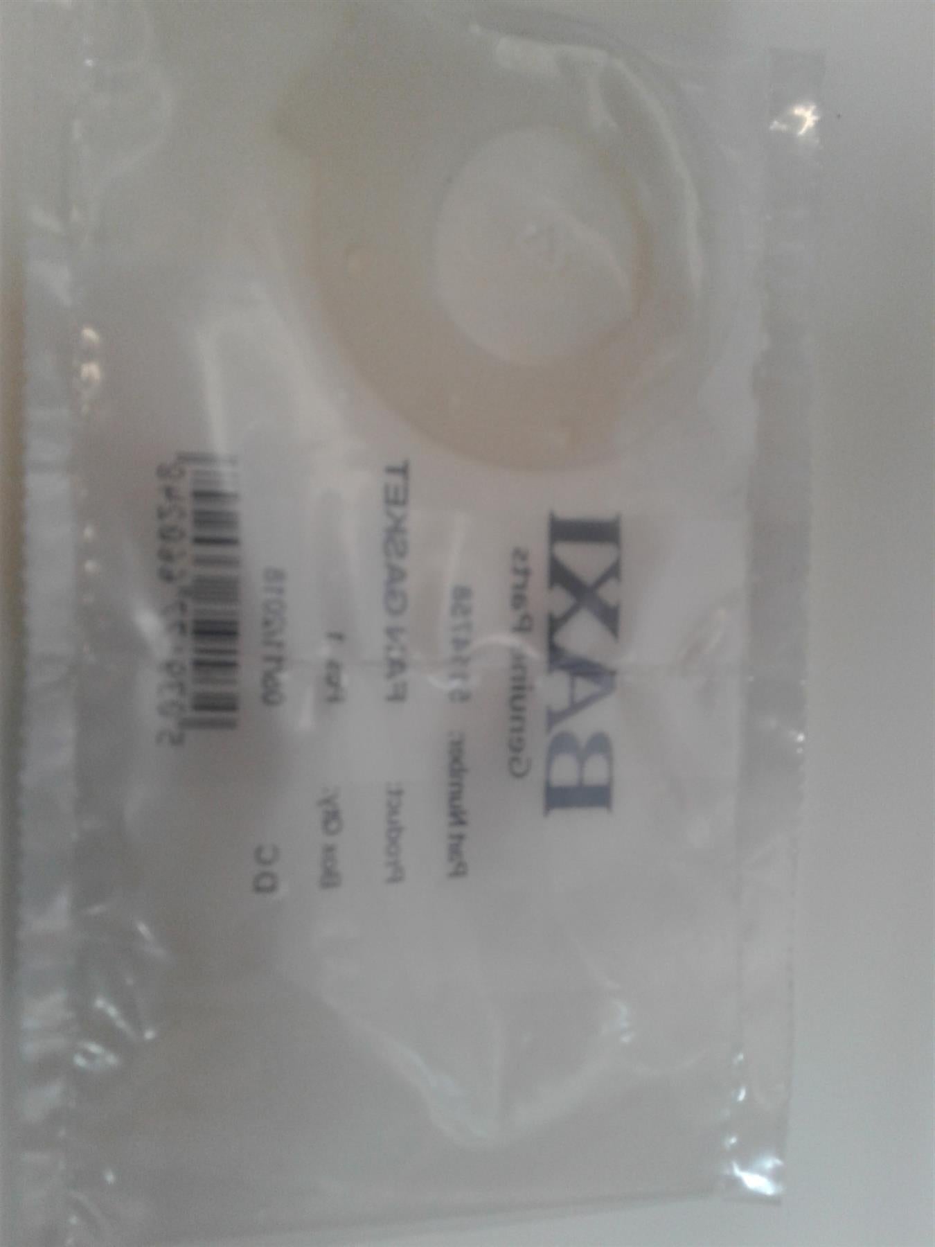 BAXI PLATINUM COMBI 24 28 33 40 HE & HE A BOILER FAN GASKET 5114758
