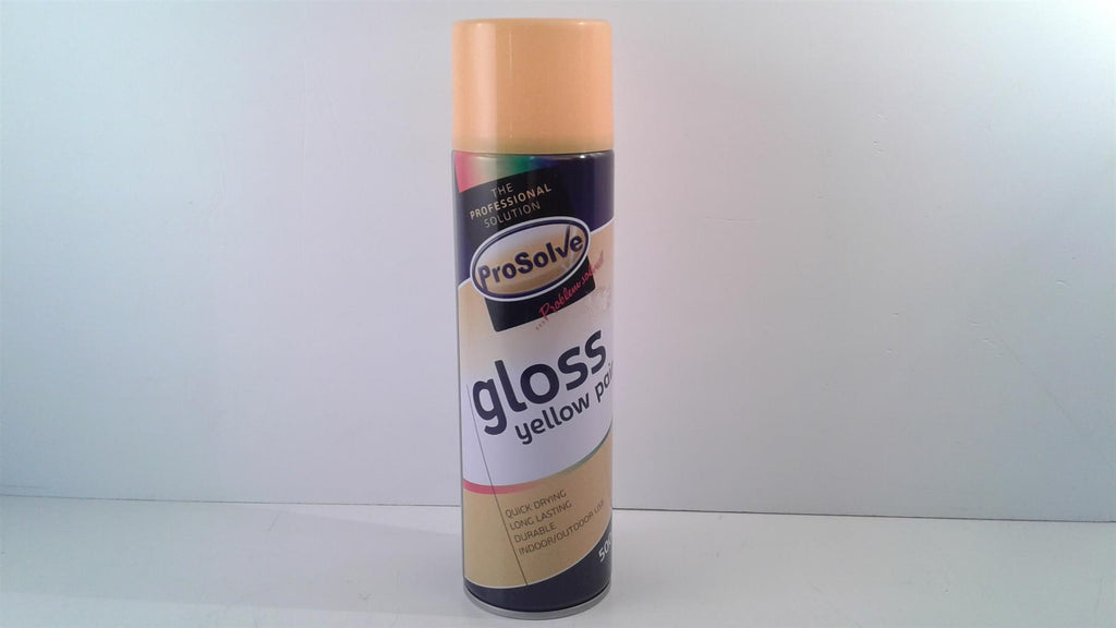 ProSolve Yellow Gloss Indoor Outdoor Wood Metal 500ml