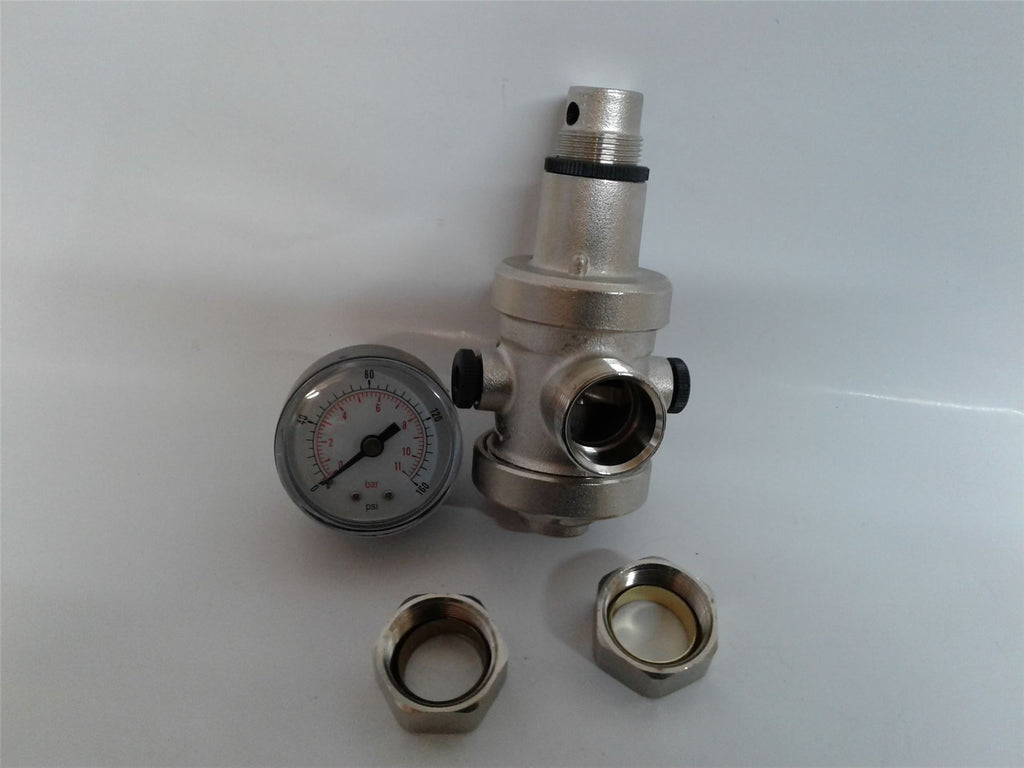 NEW PRESSURE REDUCING FEMALE CONNECTION MAX 15 BAR  ART NO. 9013 NICHEL