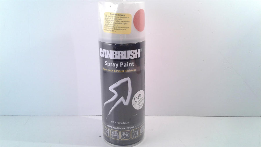 Canbrush Spray Paint C49 Sparking Gold for metal, plastic and wood
