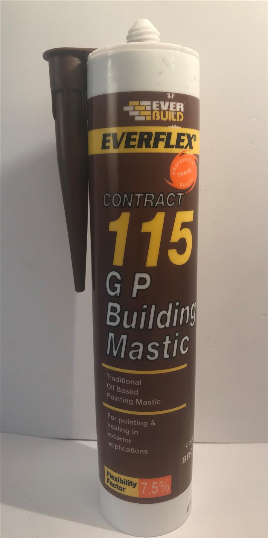 Everbuild Everflex Contract 115 General Purpose Building Mastic Brown 285ml
