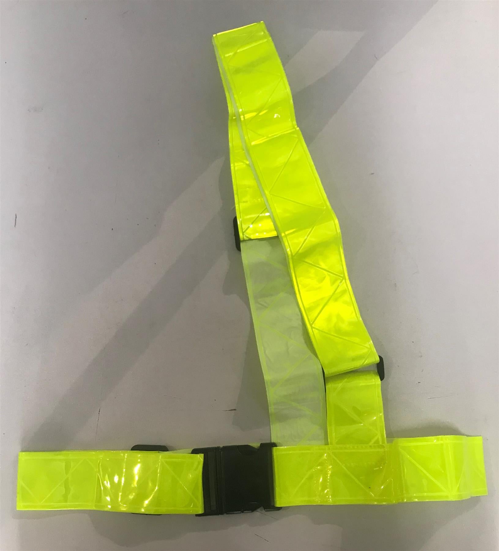 High Viz Reflective Safety Sash Belt