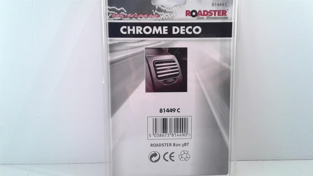 Roadster Chrome Deco Air Vent Decoration