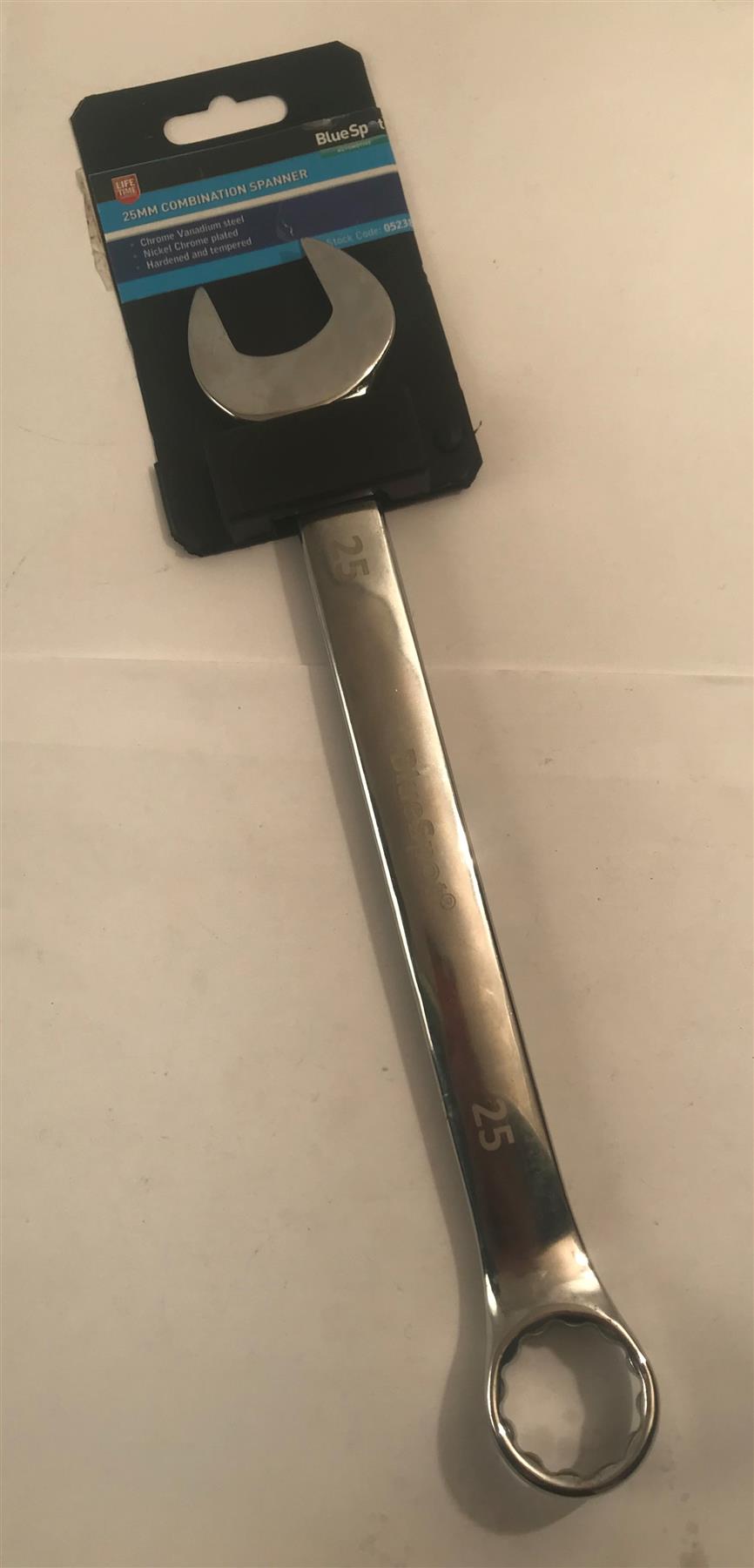 Bluespot Chrome Vanadium Combination Spanner 25mm  05238