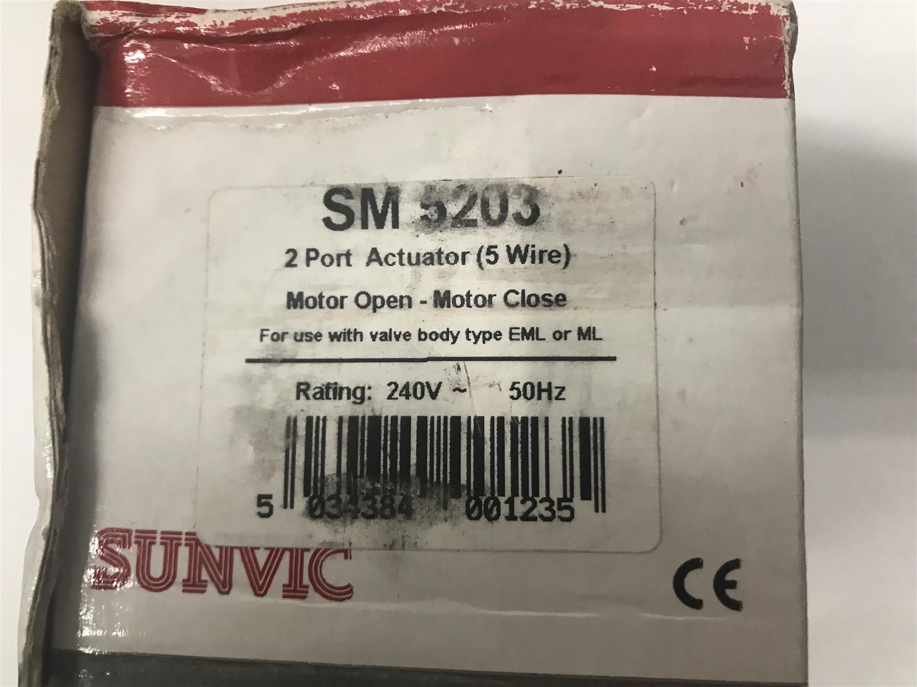 SUNVIC SM5203 2 PORT 5 WIRE ACTUATOR VALVE