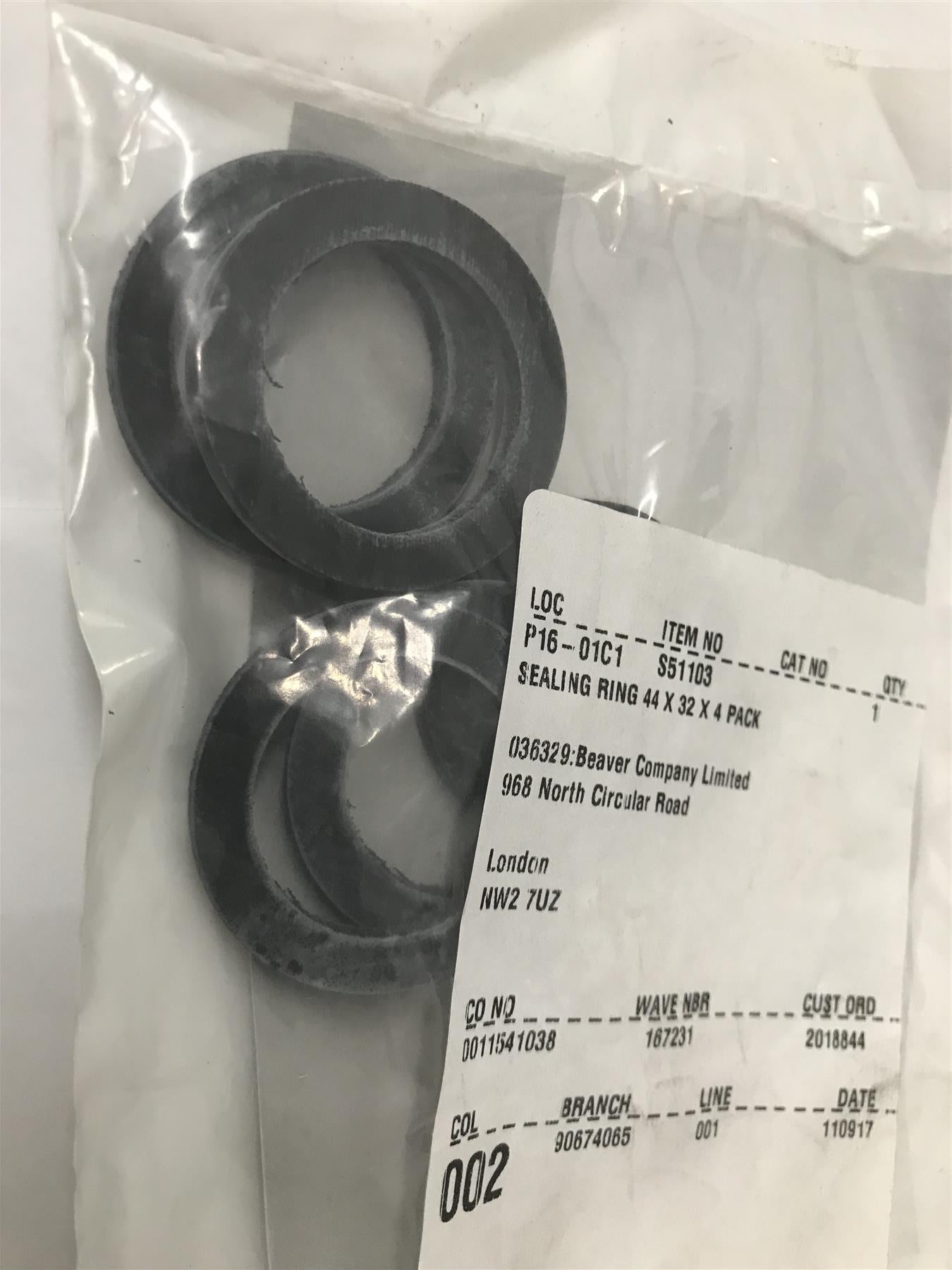Remeha Broag S51103 Sealing Ring 44x32x4 5 PCS