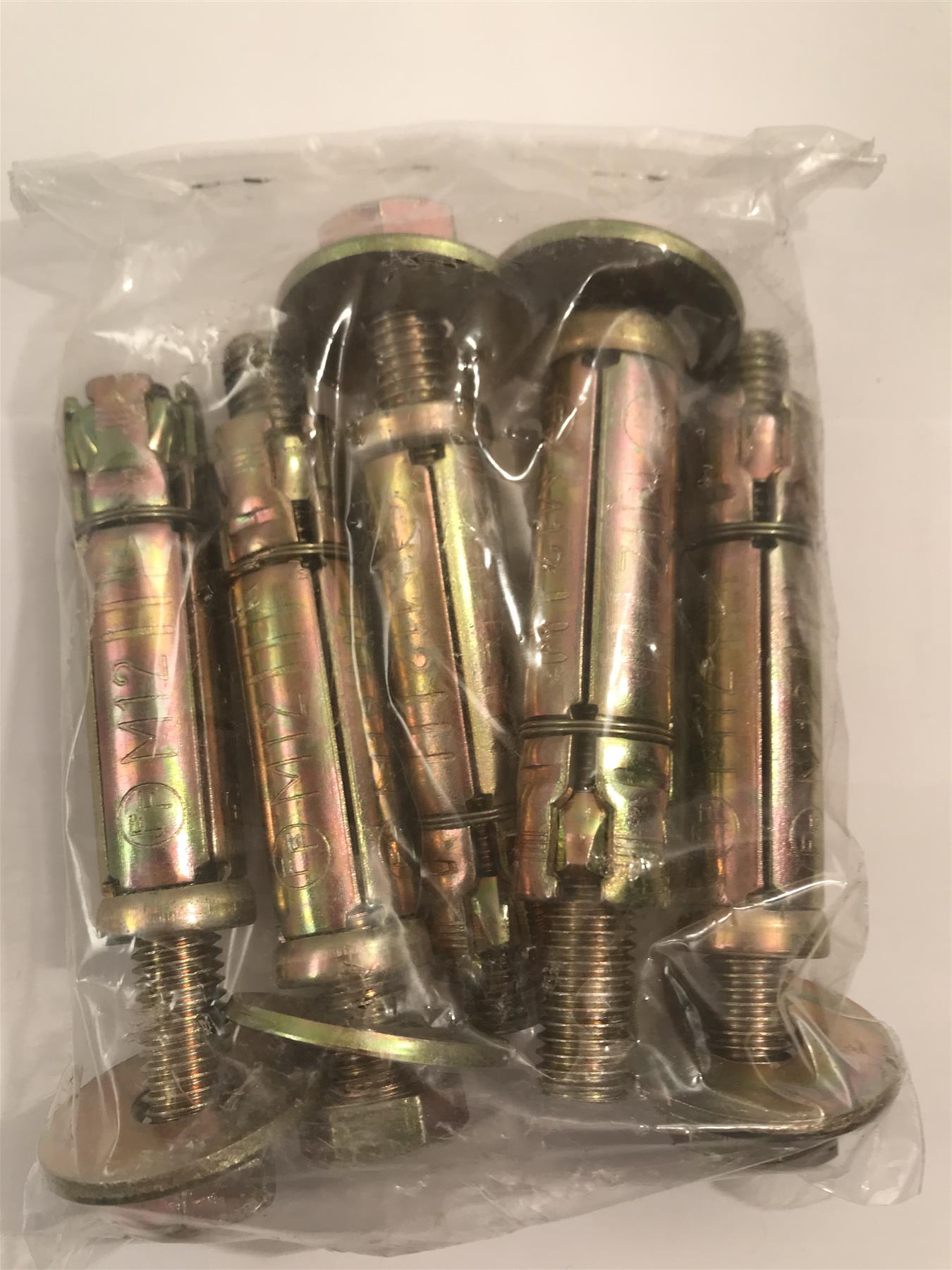 Masonry Anchor Bolt Loose M12 x 25 mm Bag of 5