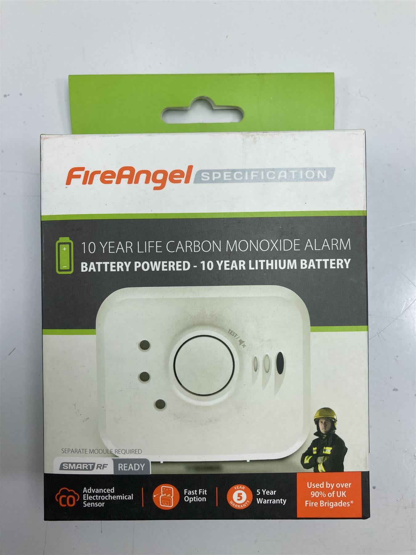 FireAngel FS1326-T Carbon Monoxide Detector Alarm | RF Compatible