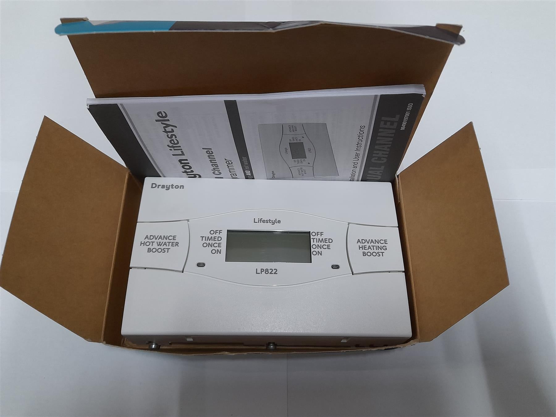 DRAYTON LP822 TWIN CHANNEL PROGRAMMER 25464