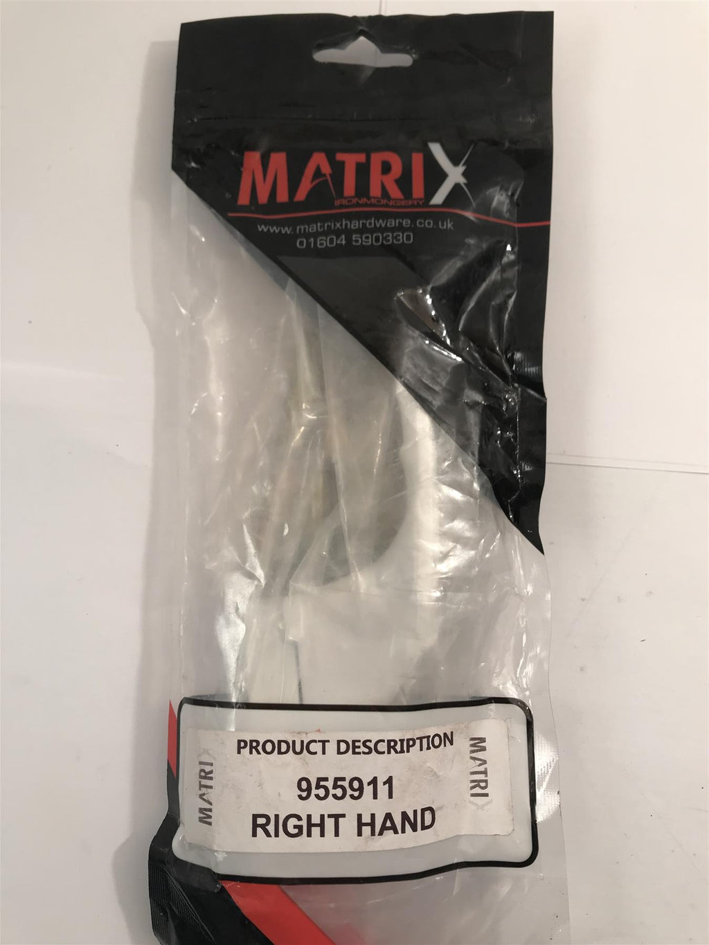 Matrix White Window Handle Right Hand 955911