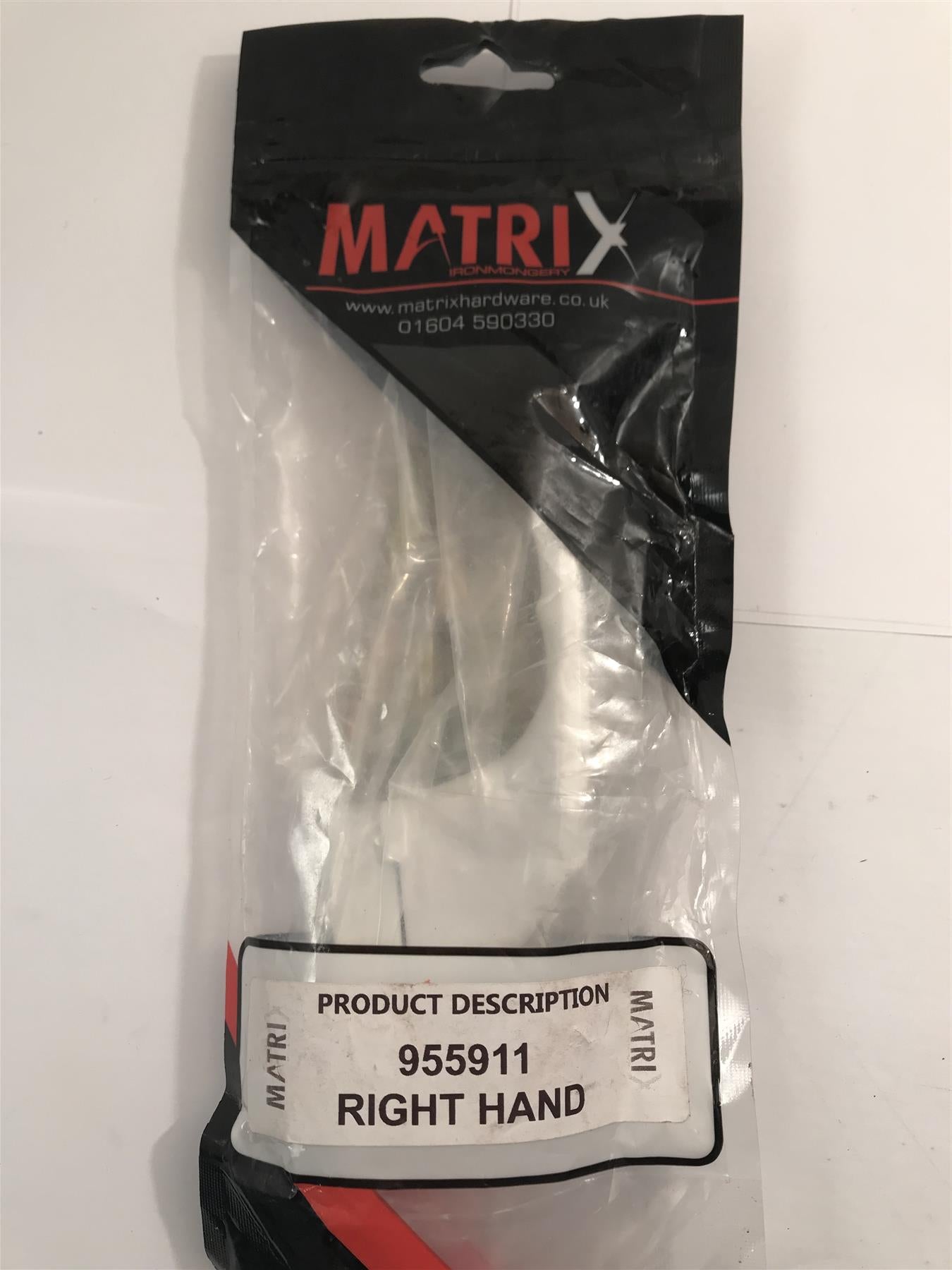 Matrix White Window Handle Right Hand 955911