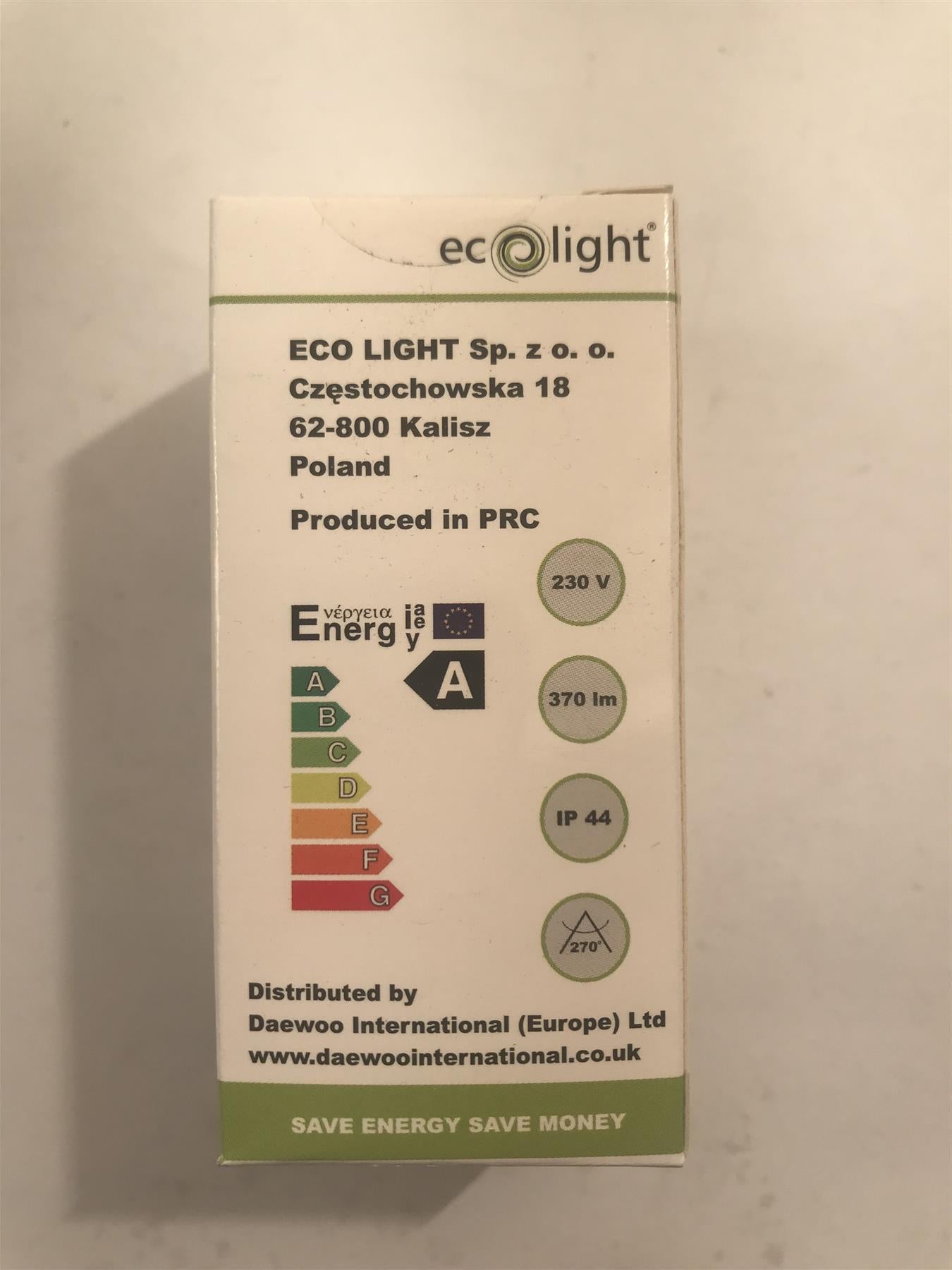 Ecolight G9 5W 24LED 370lm Warm White Non-Dimmable Bulb EC67721
