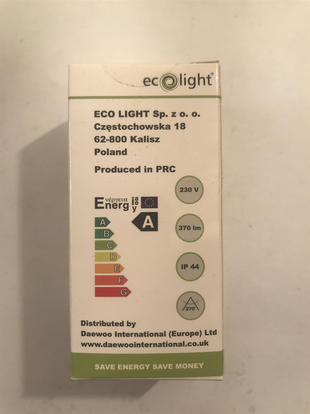 Ecolight G9 5W 24LED 370lm Warm White Non-Dimmable Bulb EC67721