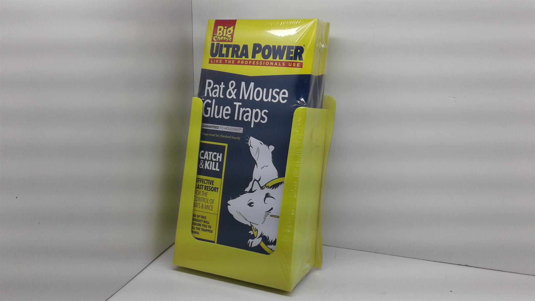 Mouse Mics Cockroach Rats Insects Sticky Glue Pads Mats (Large 12 Pack)