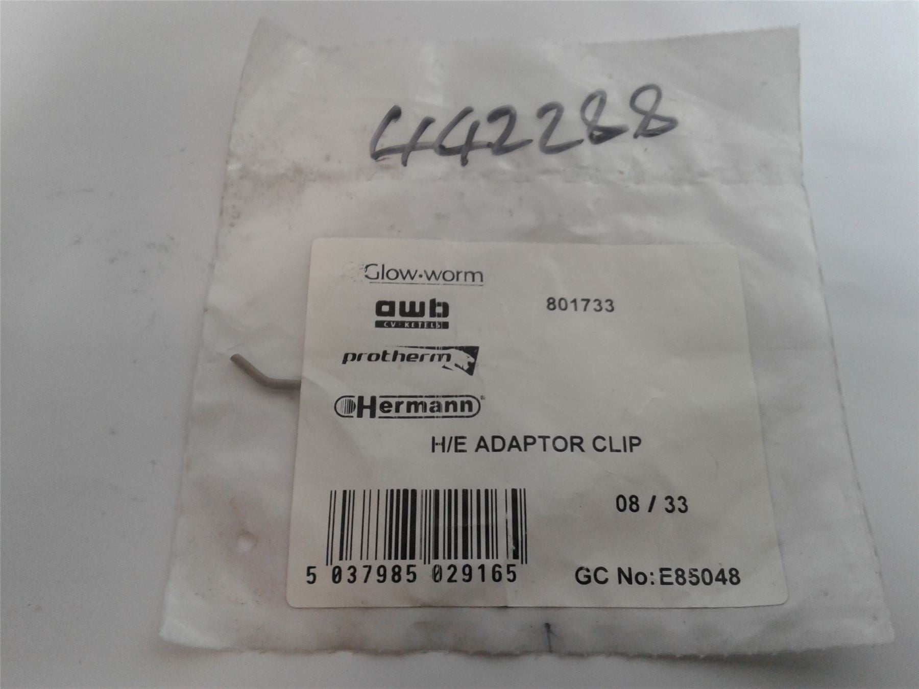 NEW GLOWWORM CXI/HXI ULTRACOM H/E ADAPTOR CLIP 801733