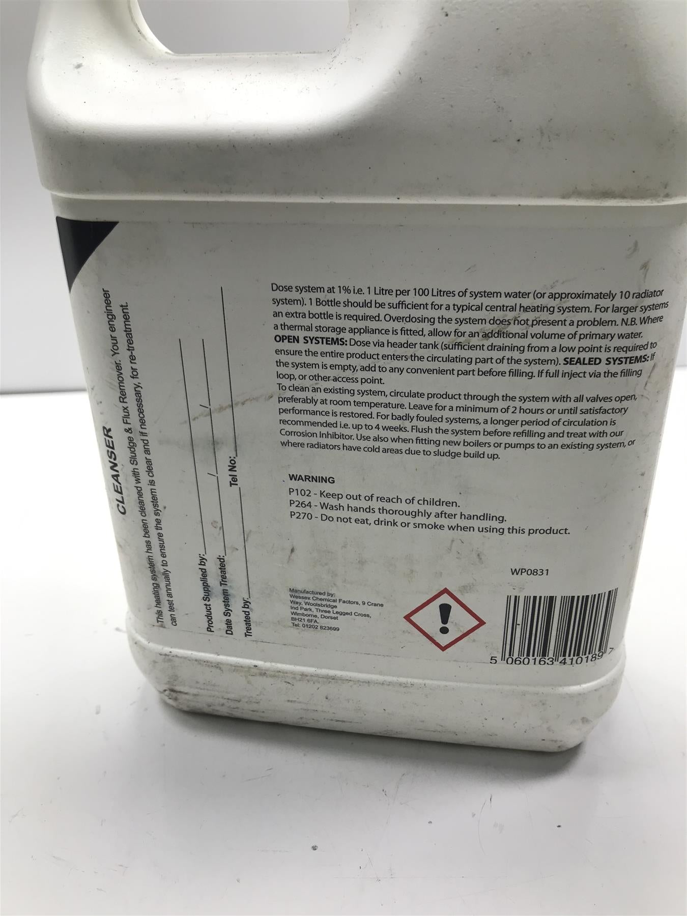 PlumbBOX Central Heating Cleaner 1L