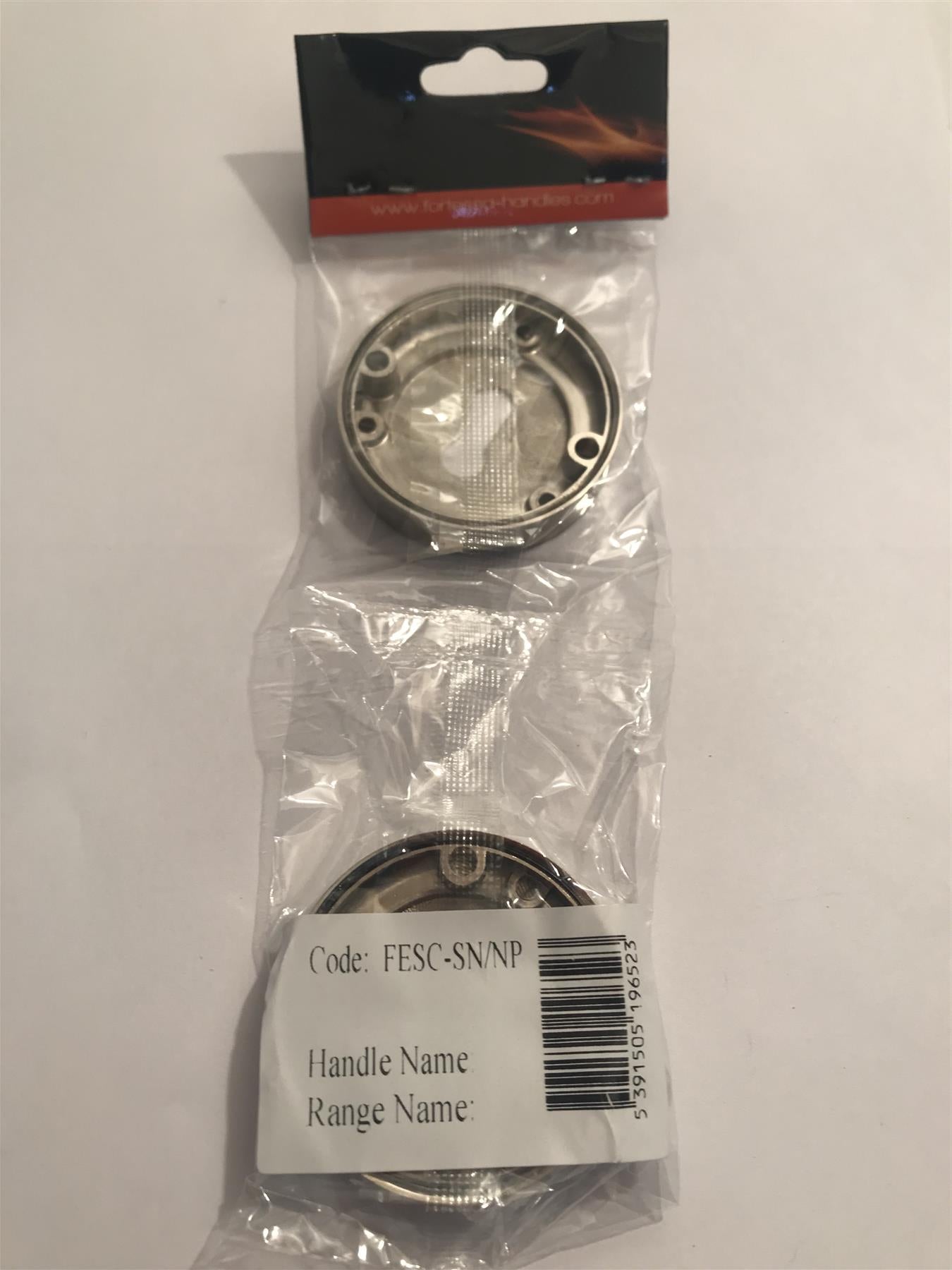 Fortessa Keyhole Escutcheon 8x51mm Satin Nickel Plated  FESC-SN/NP 2 Pack